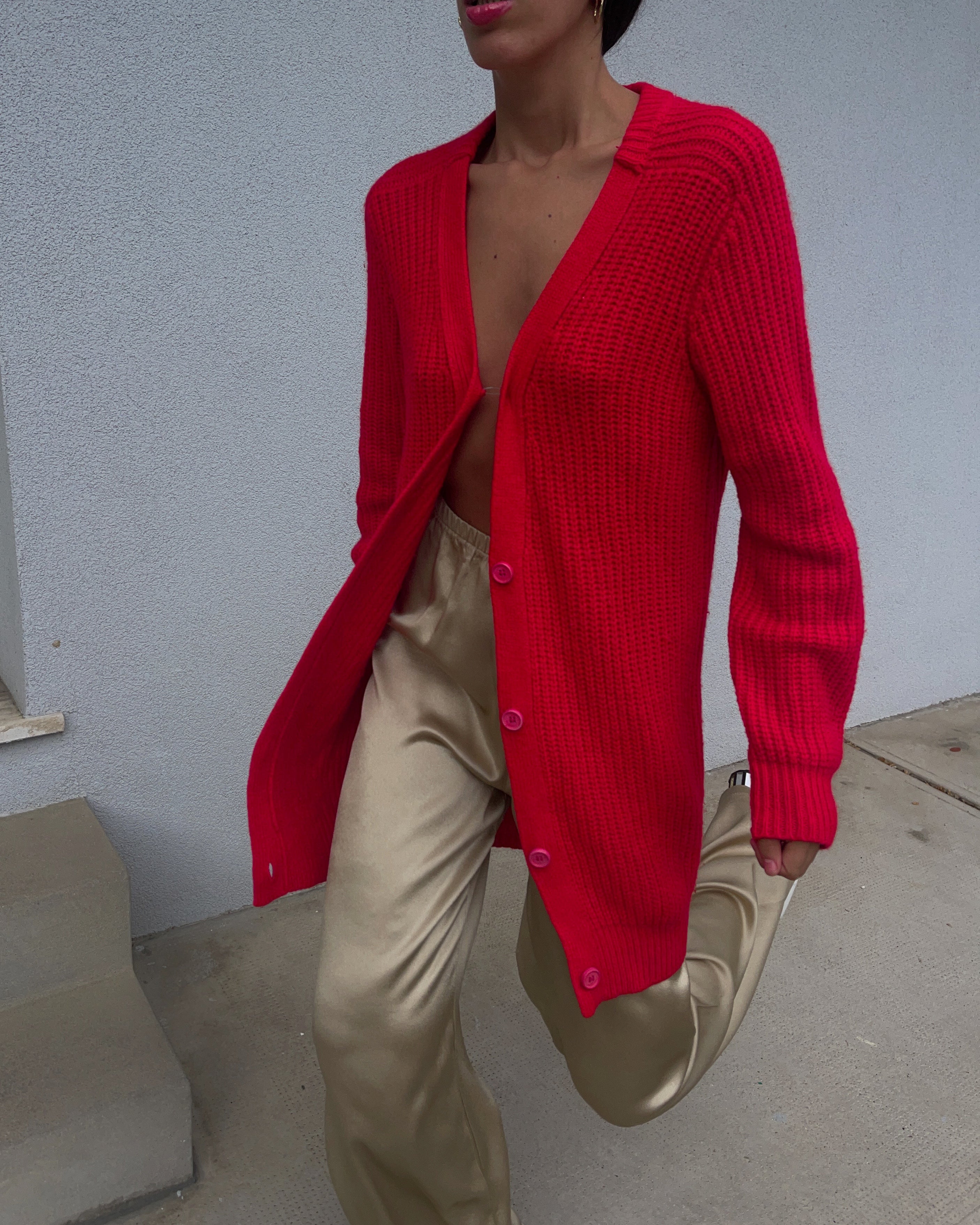 100 wool cardigan