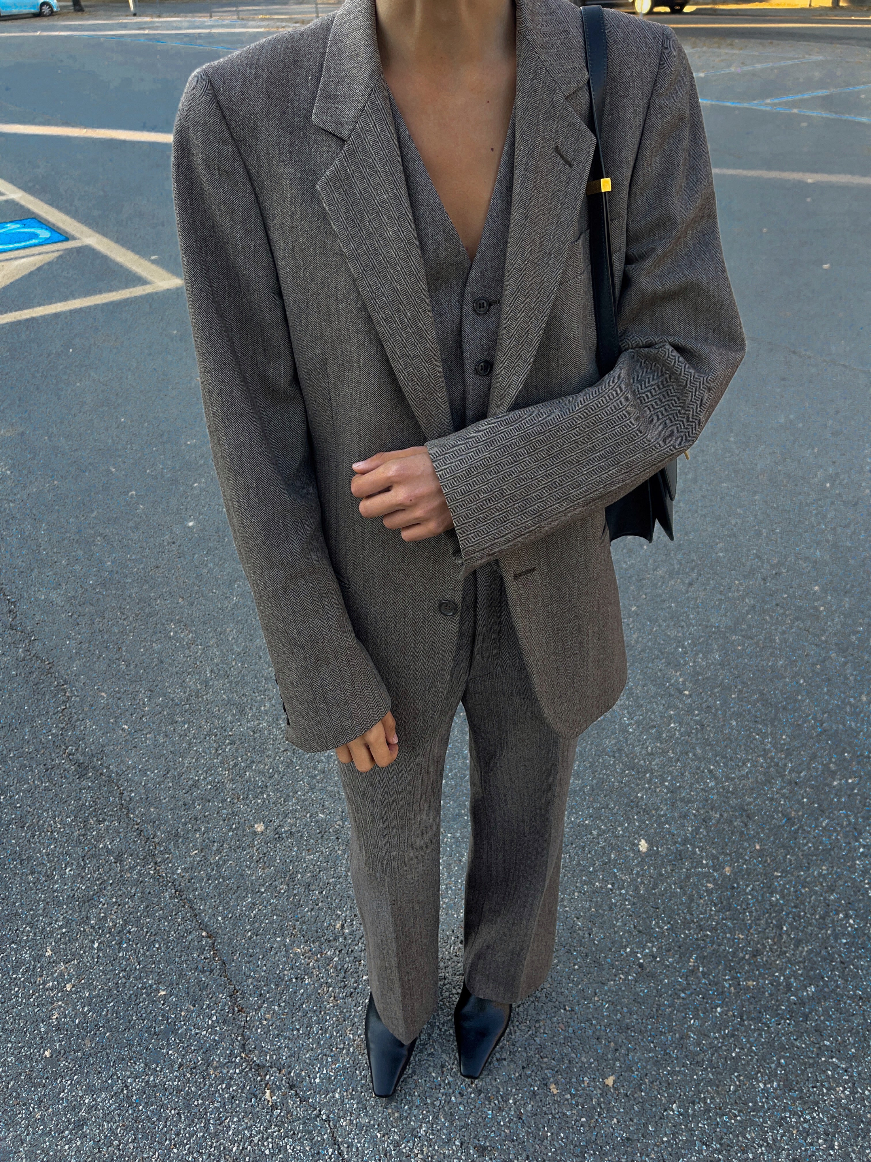 3 pieces wool suit