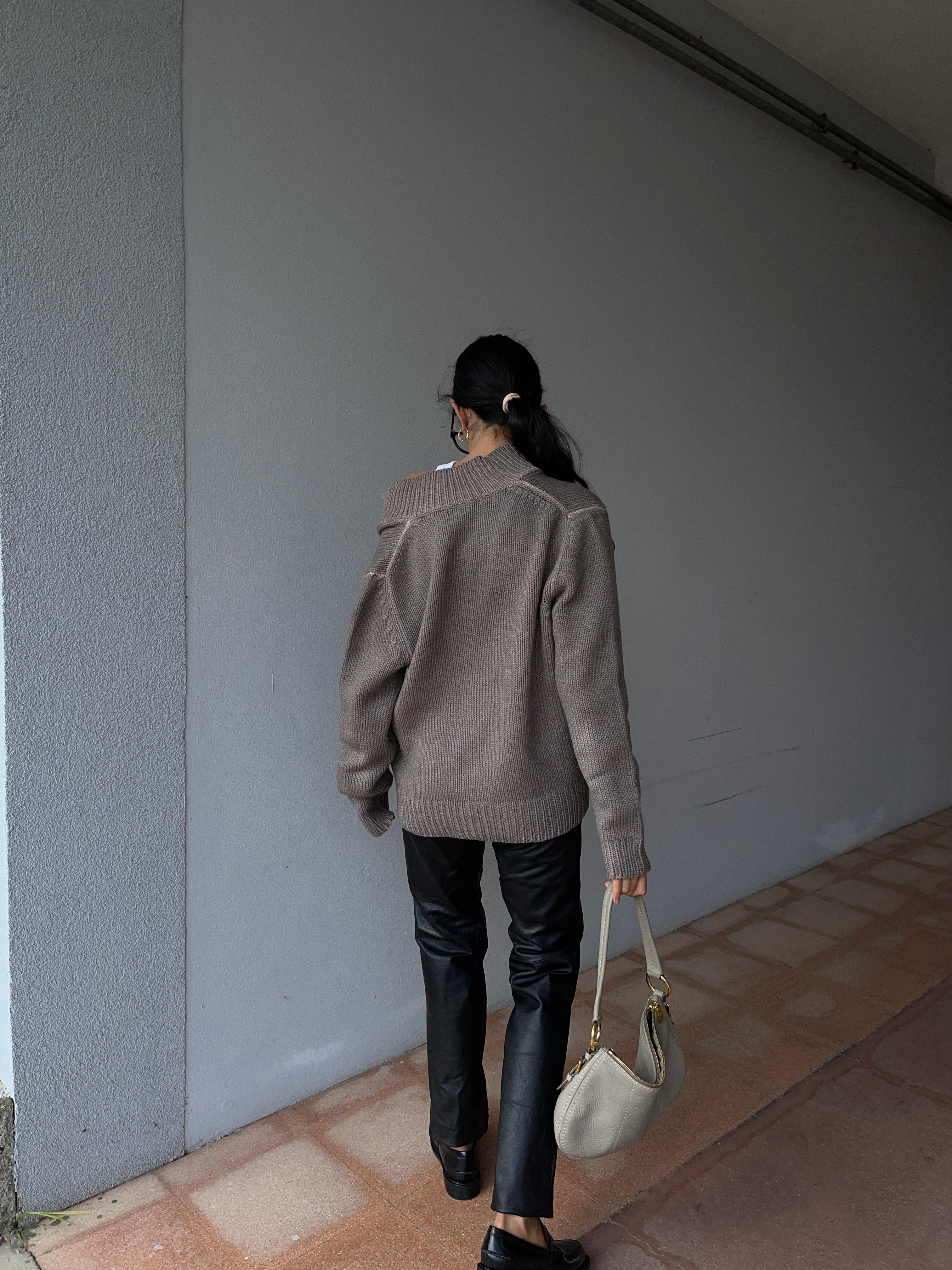 Taupe cardigan