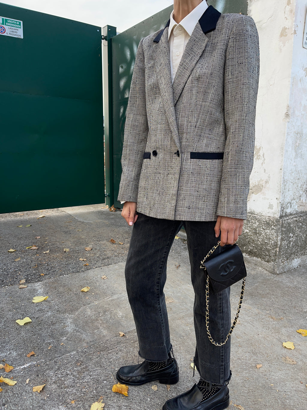 Check blazer