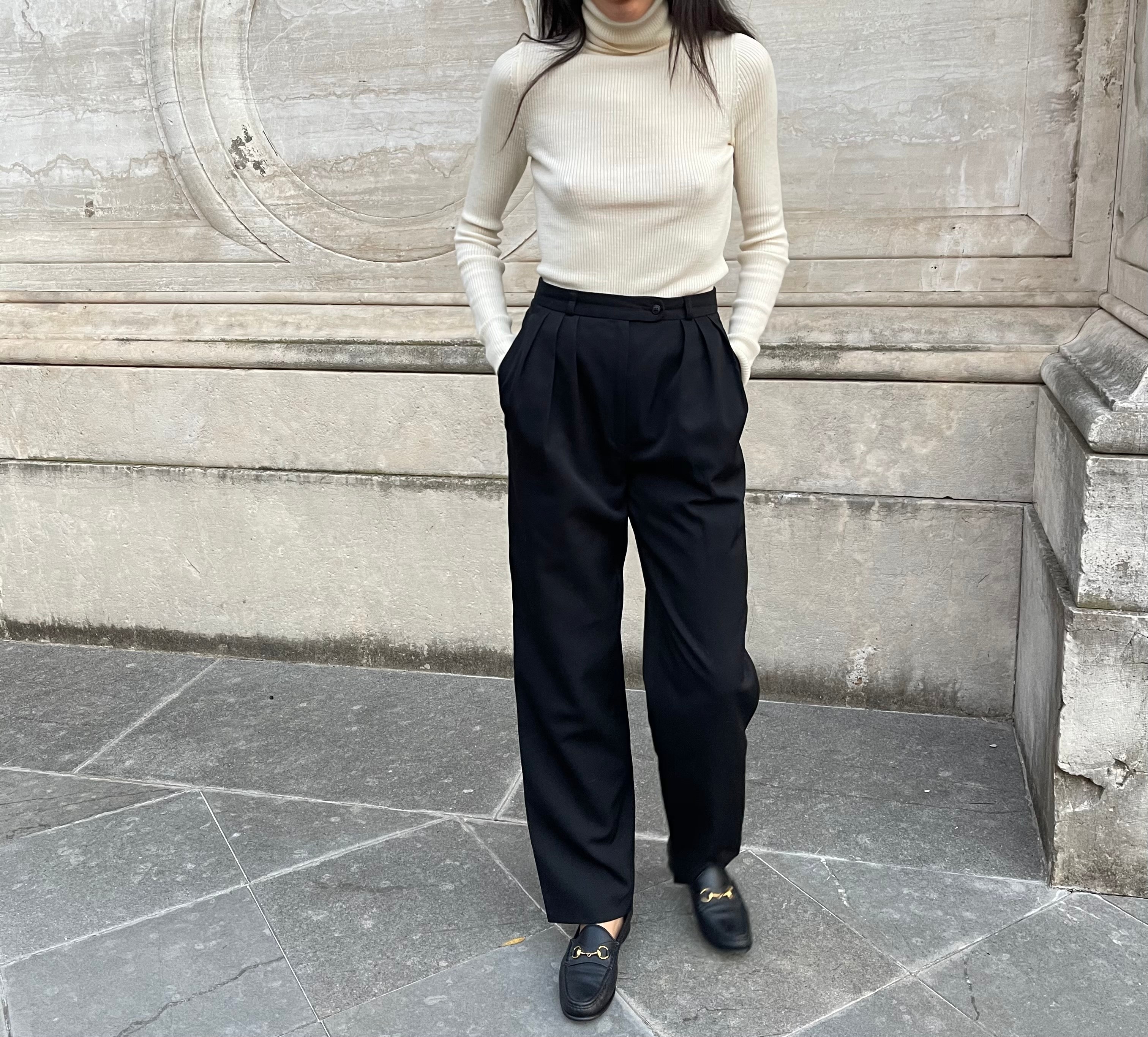 Pantaloni Lana blend tg piccola