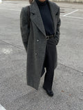 Grey wool coat
