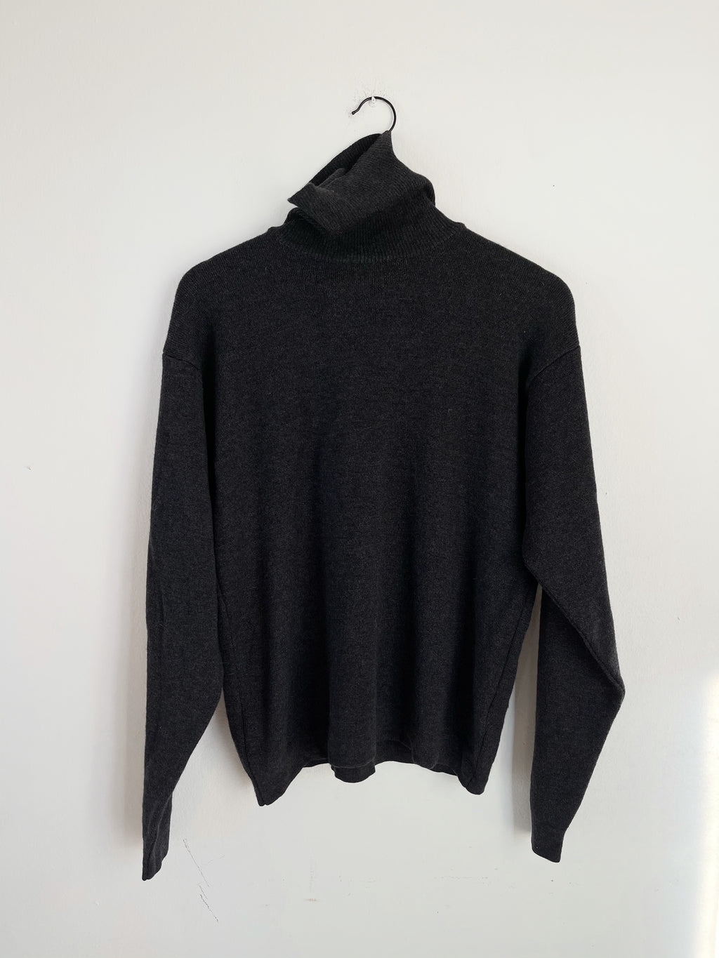 PULLOVER ‘maglione grigio over 100 Lana merino