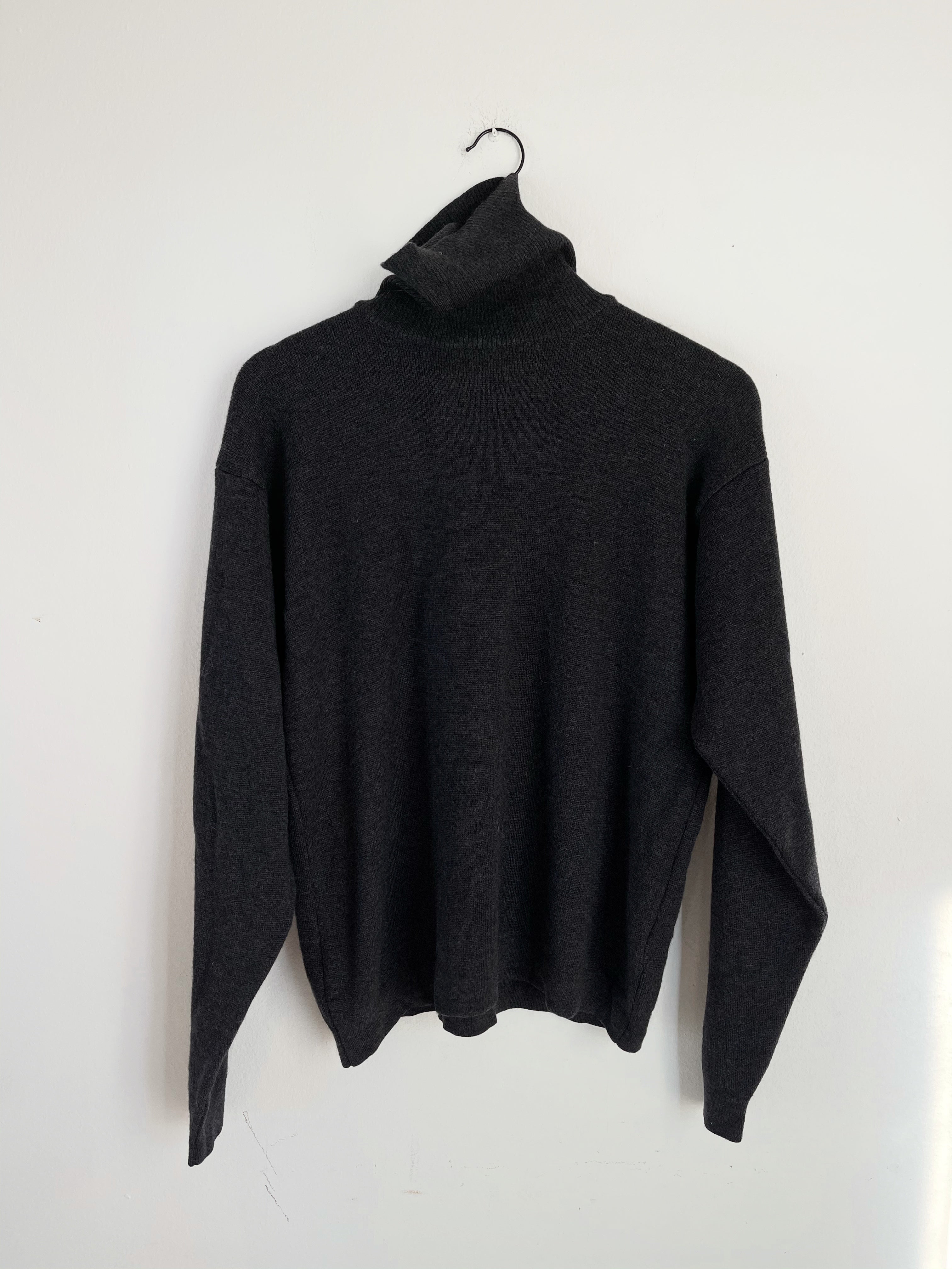 PULLOVER ‘maglione grigio over 100 Lana merino