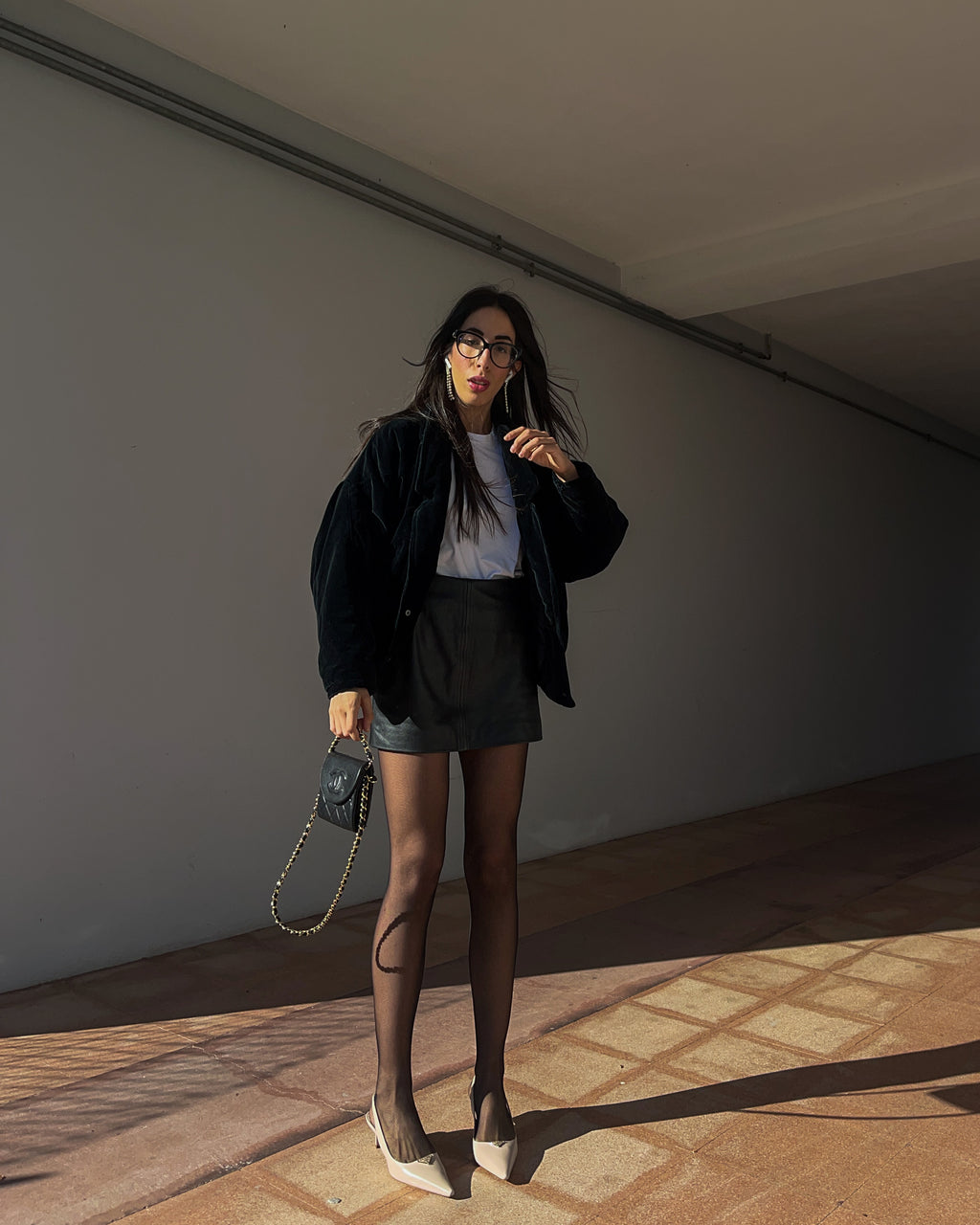 Velvet bomber jacket