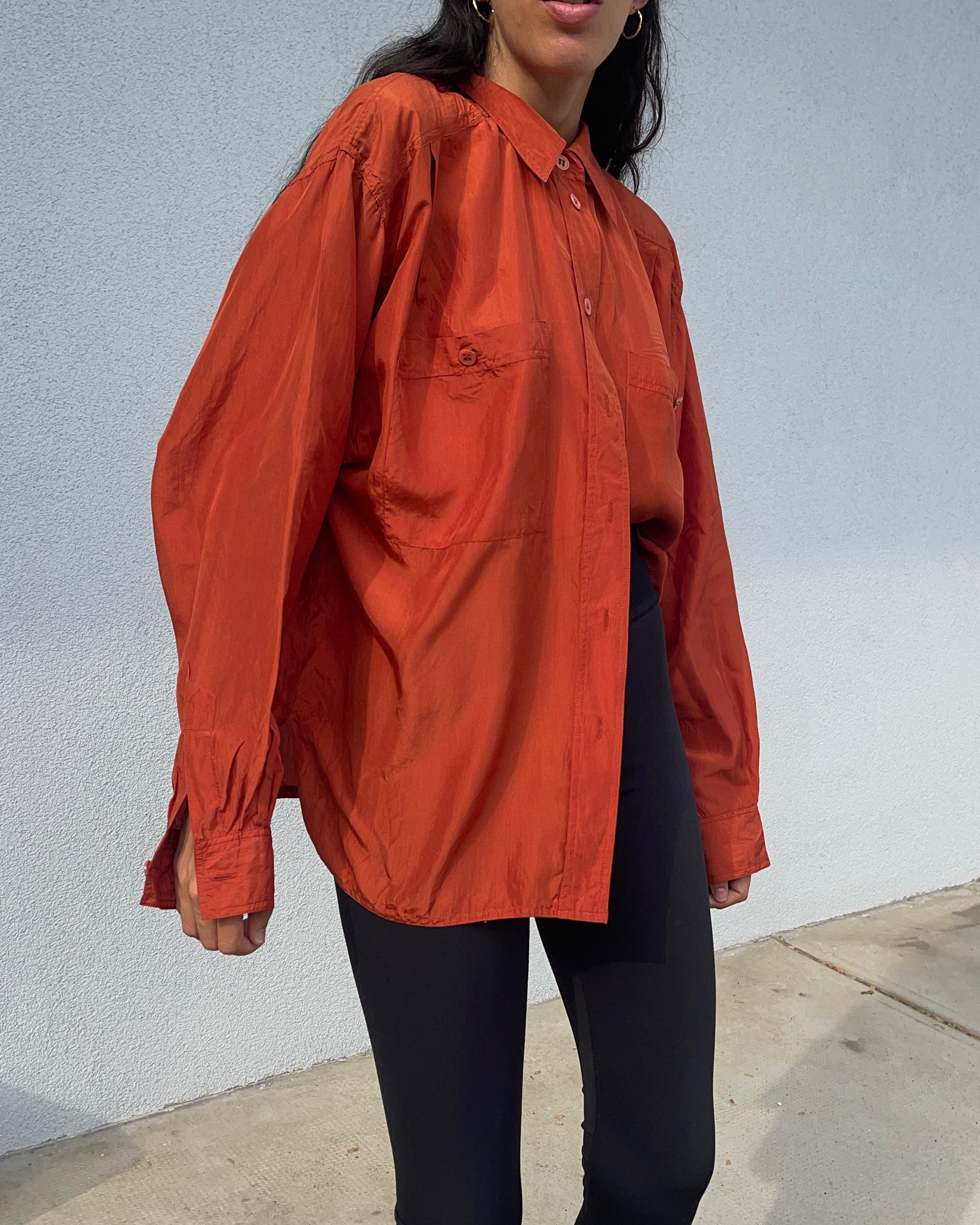 100% silk shirt