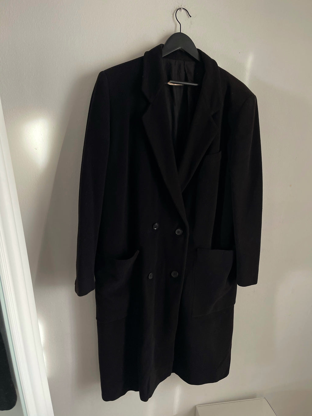 Cappotto nero masculine