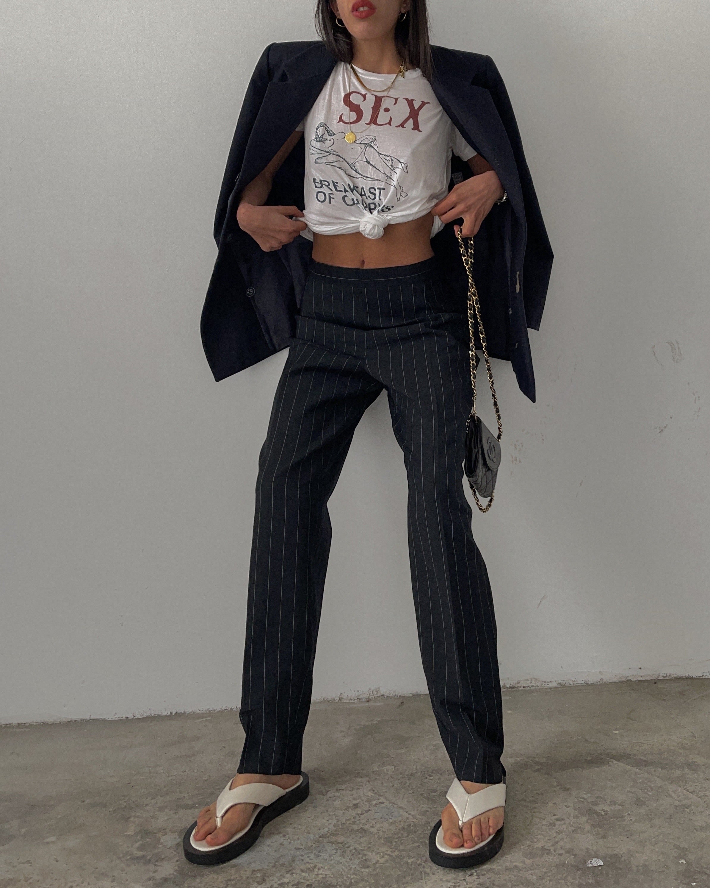 100 wool trousers