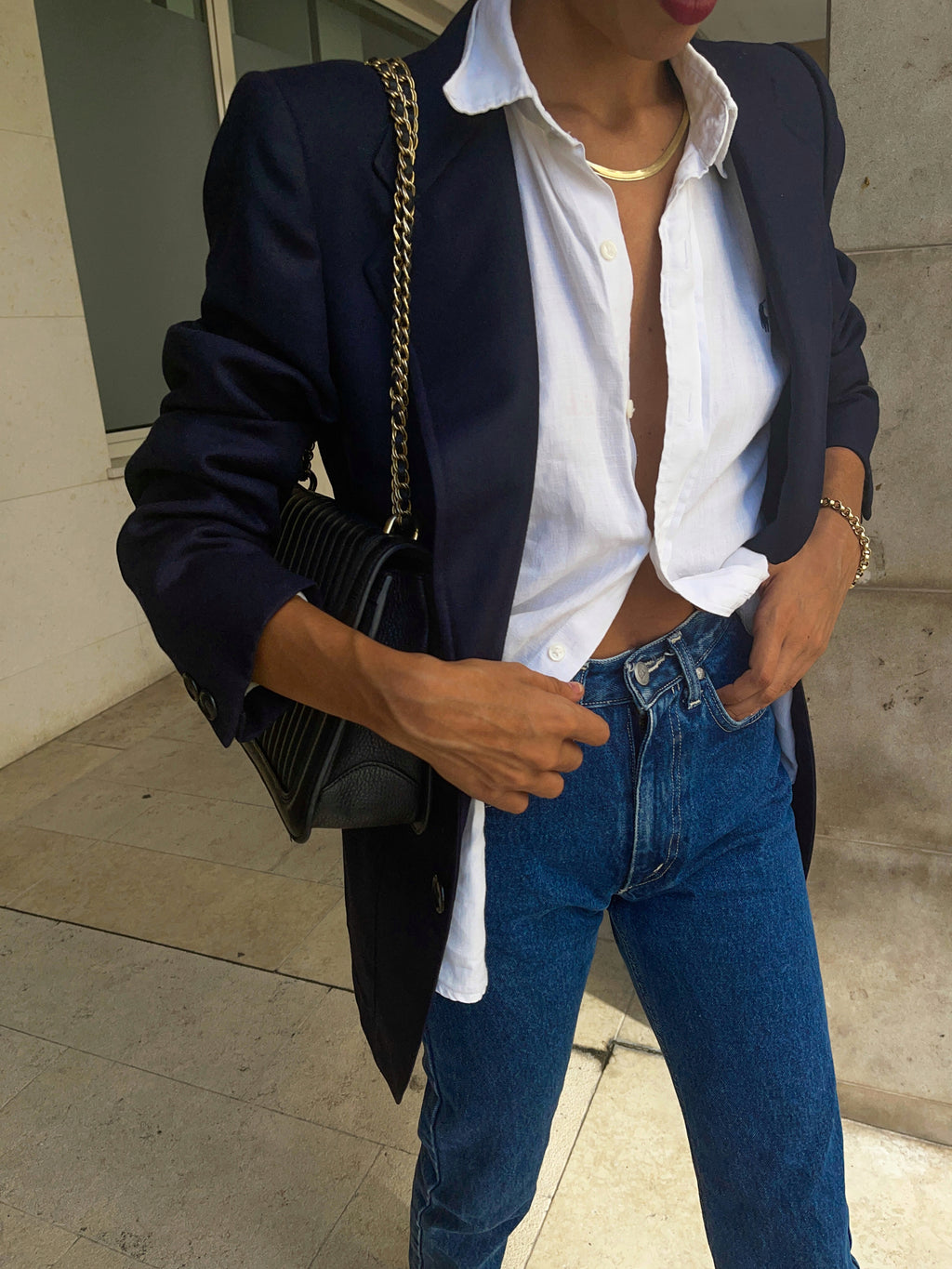 Blue blazer