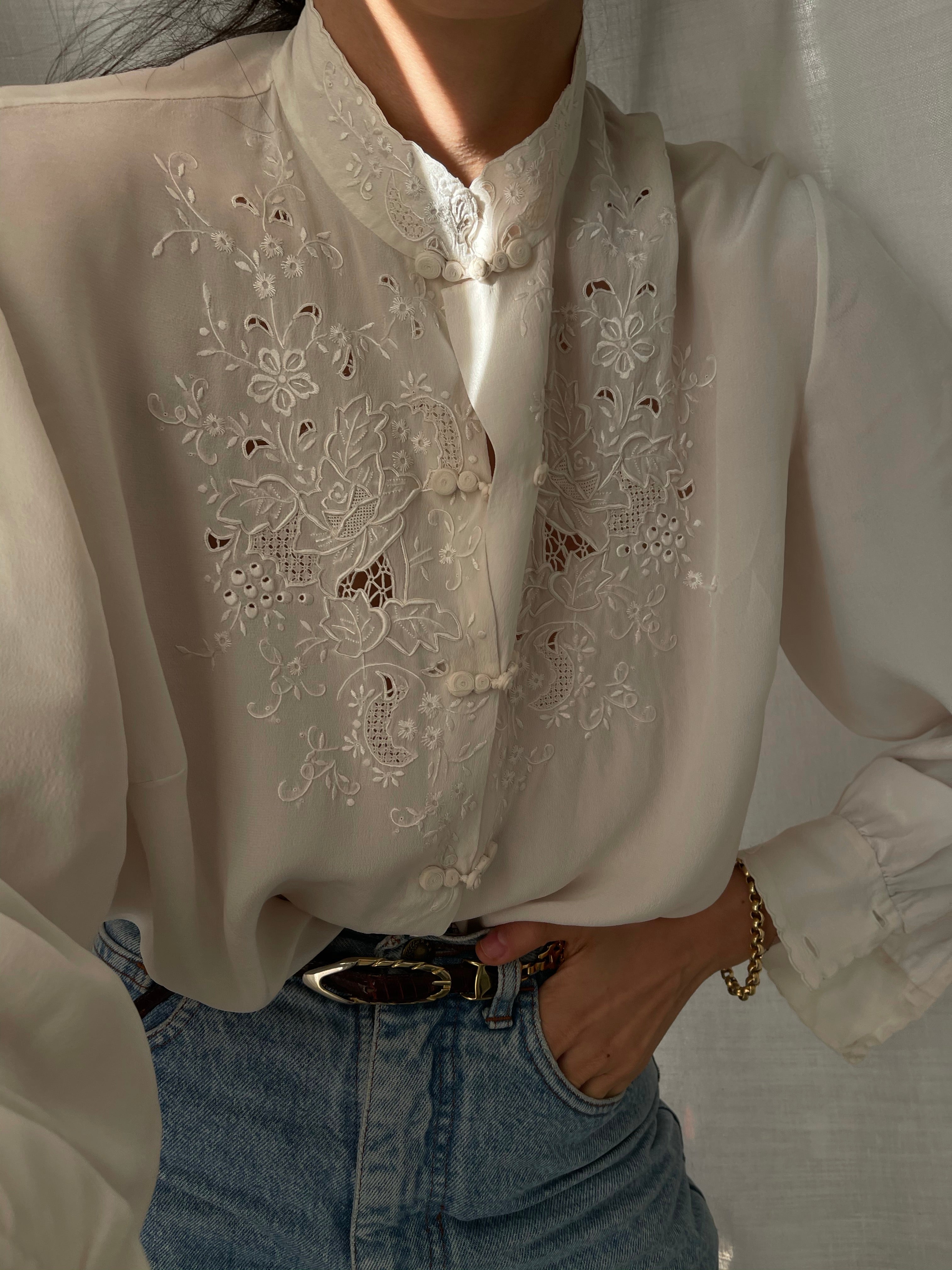 100 silk shirt