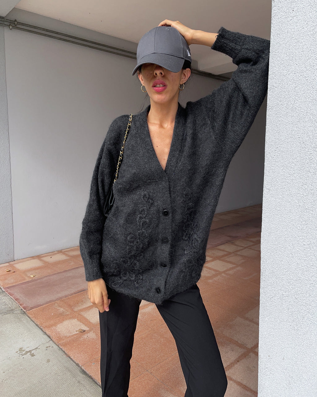 70 kid mohair cardigan