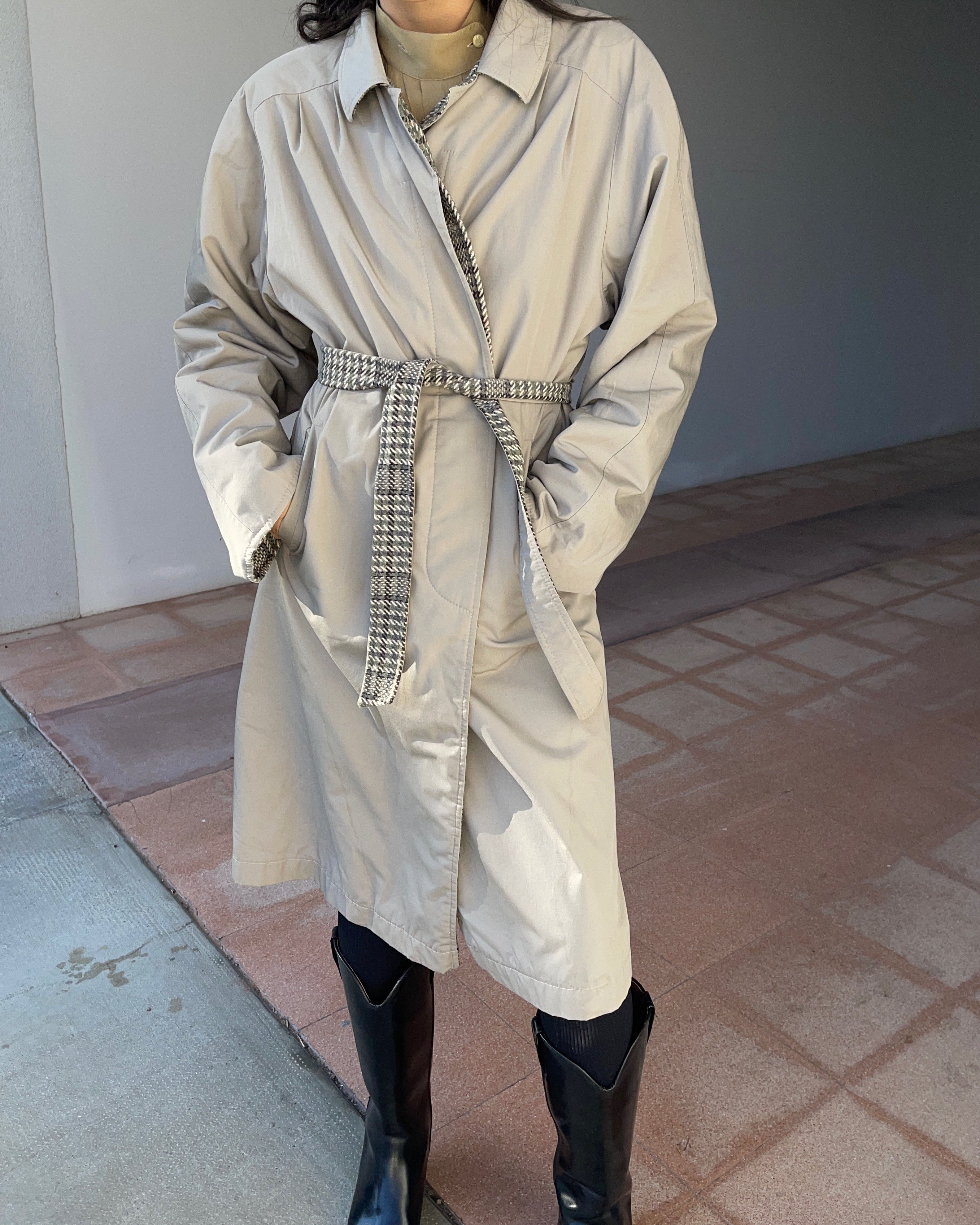 Trench W wool