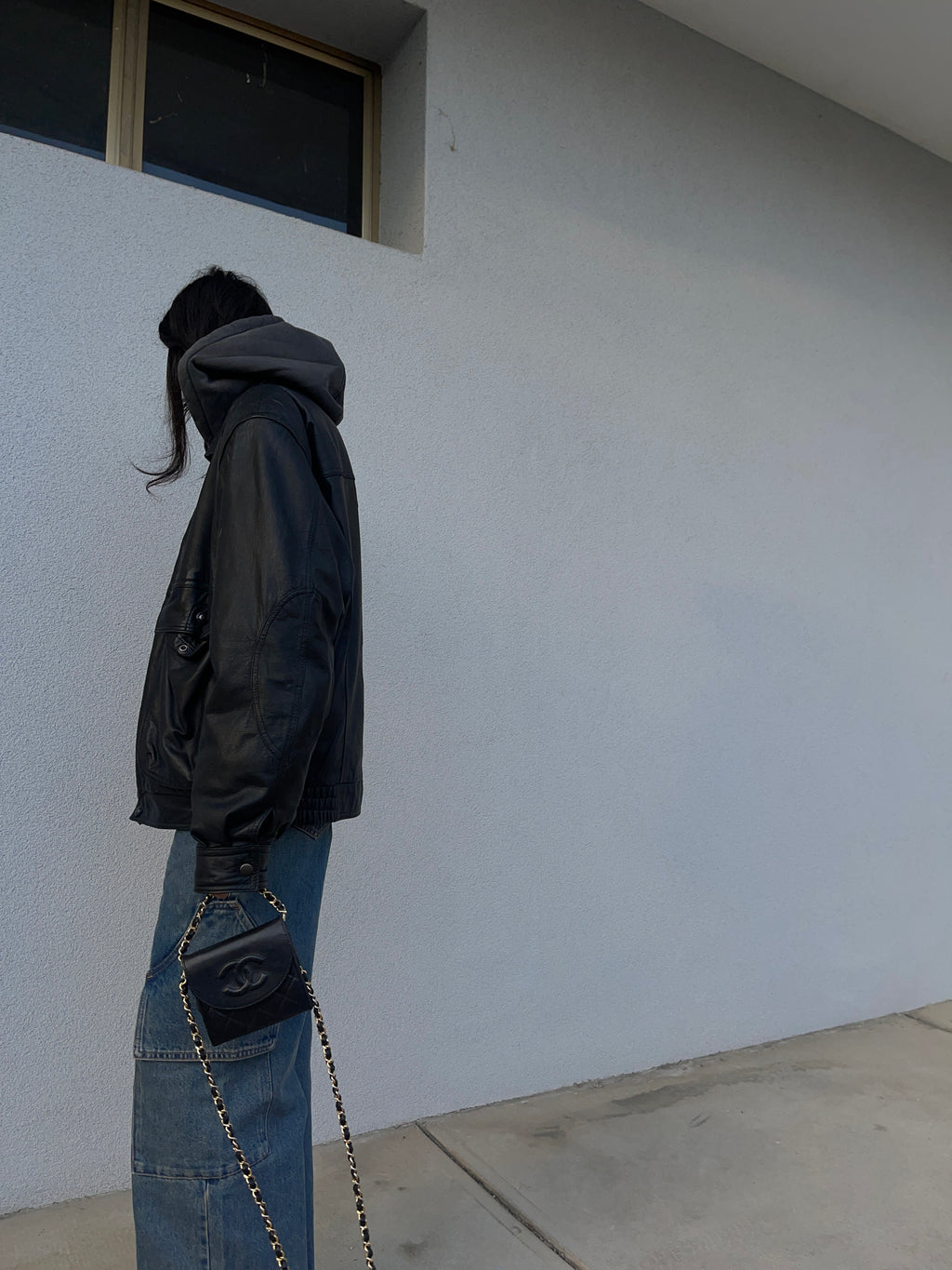 Nappa leather  Bomber jacket