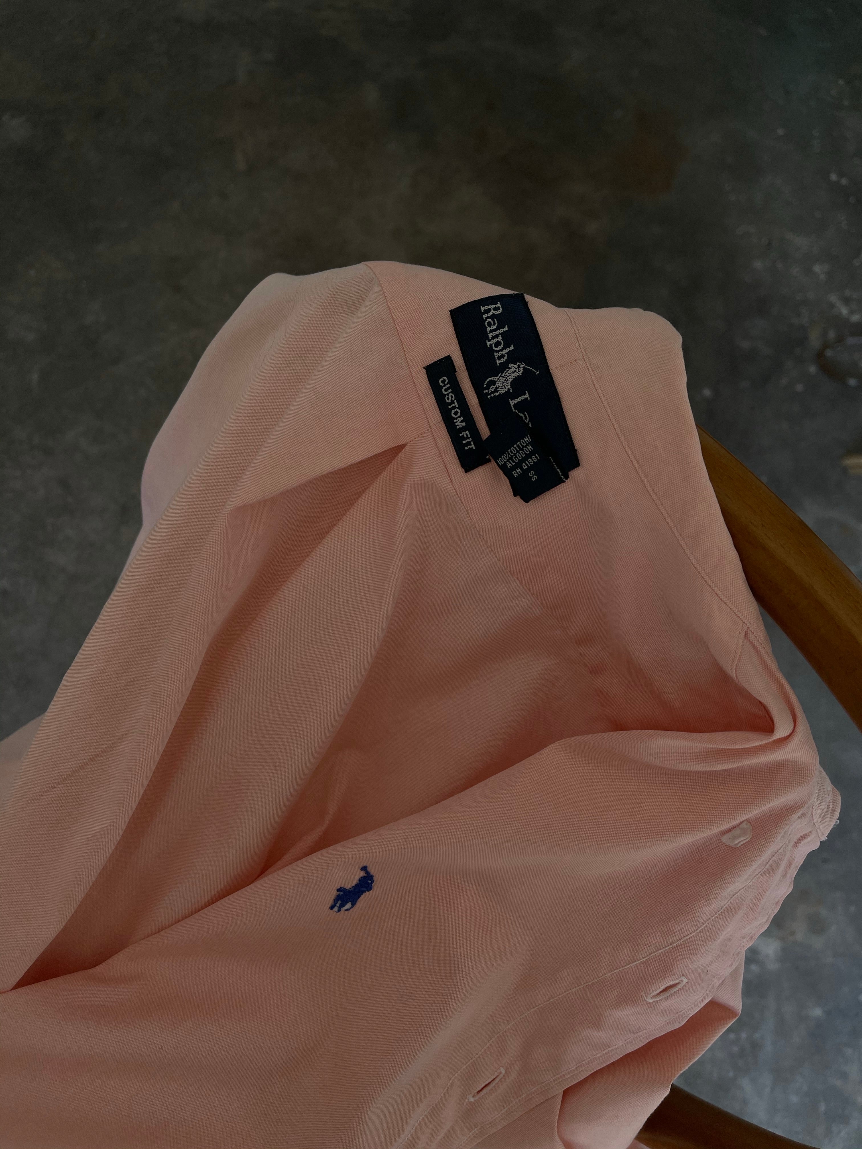 Ralph Lauren pink logo shirt