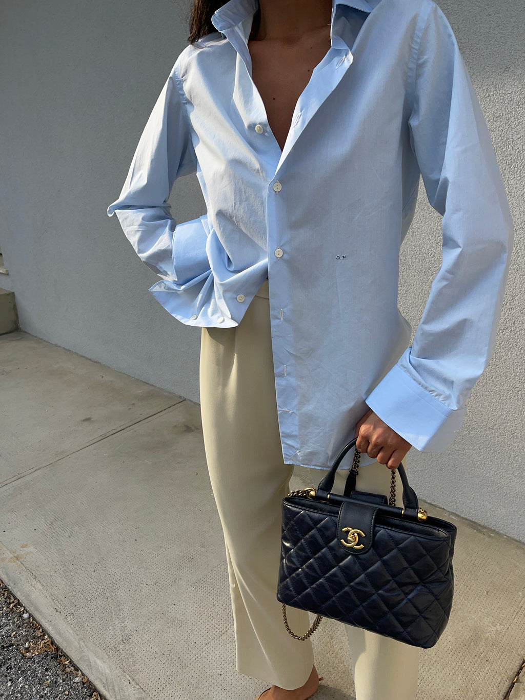 Light blue shirt