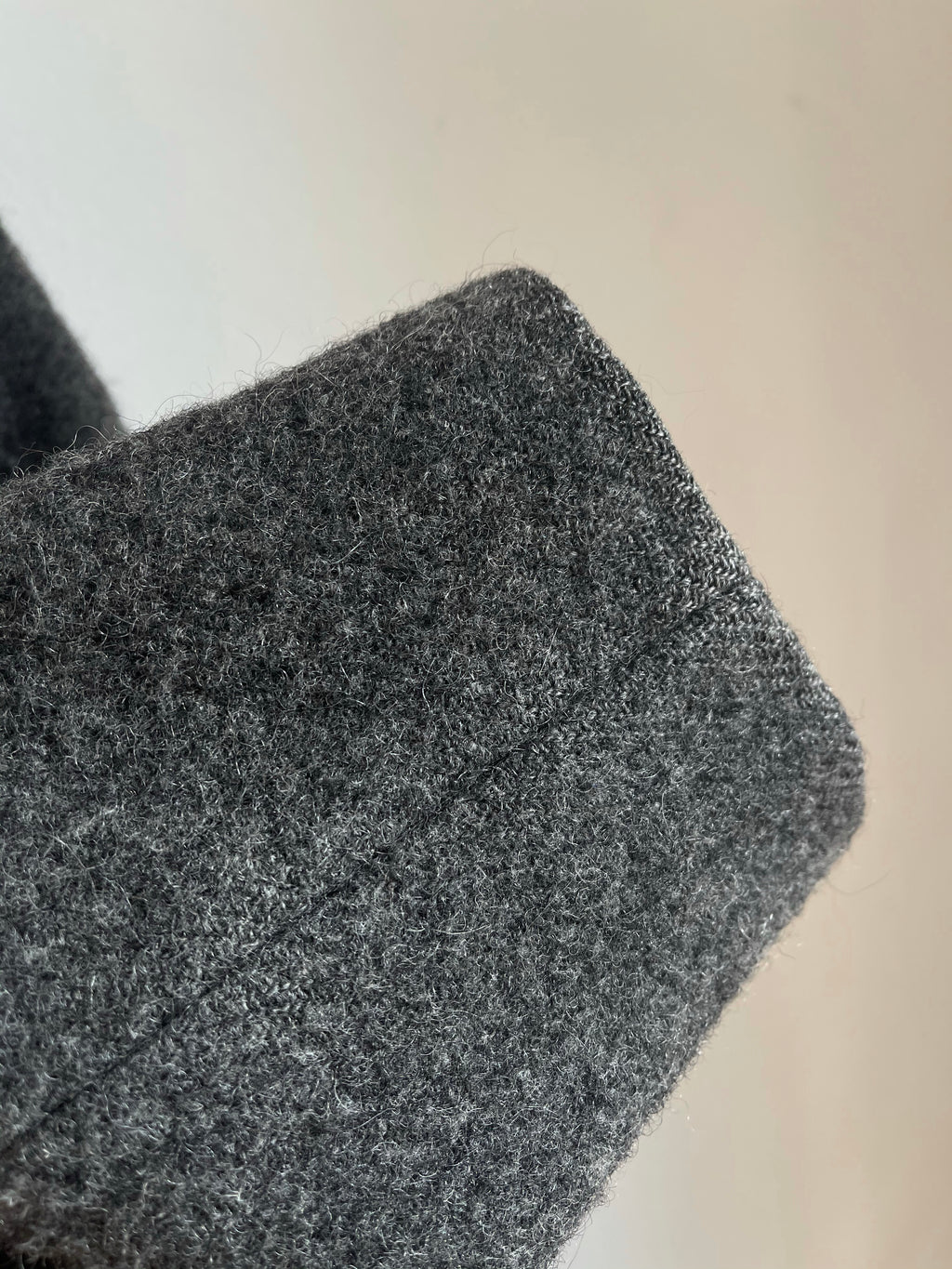 Grey wool coat