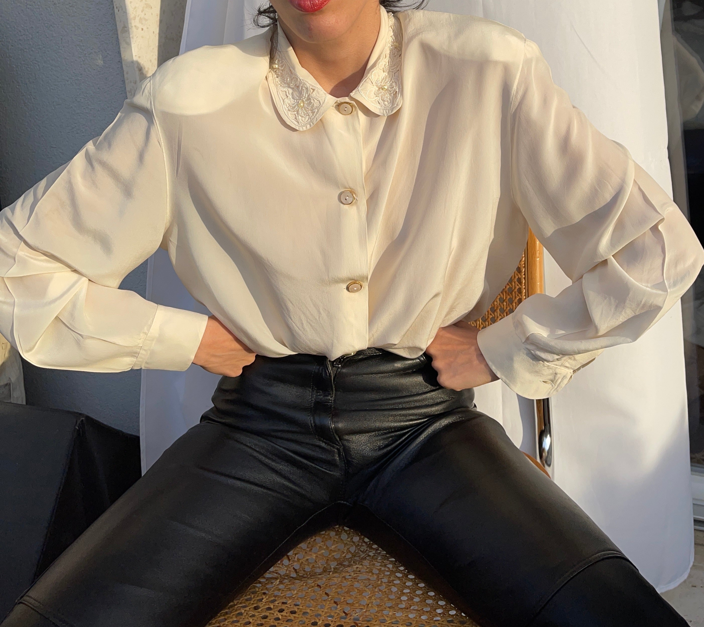 100% silk shirt