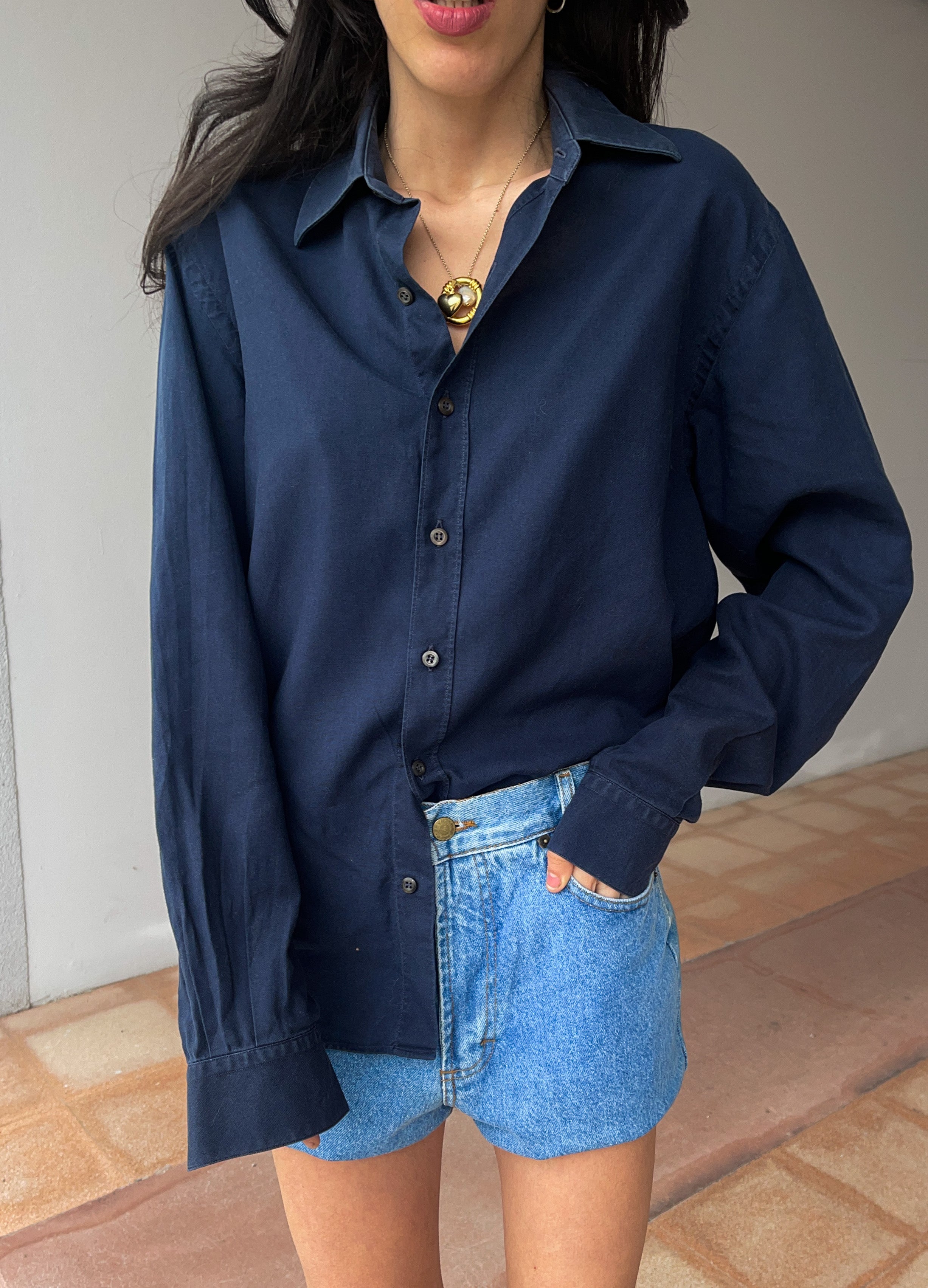Prada blue shirt