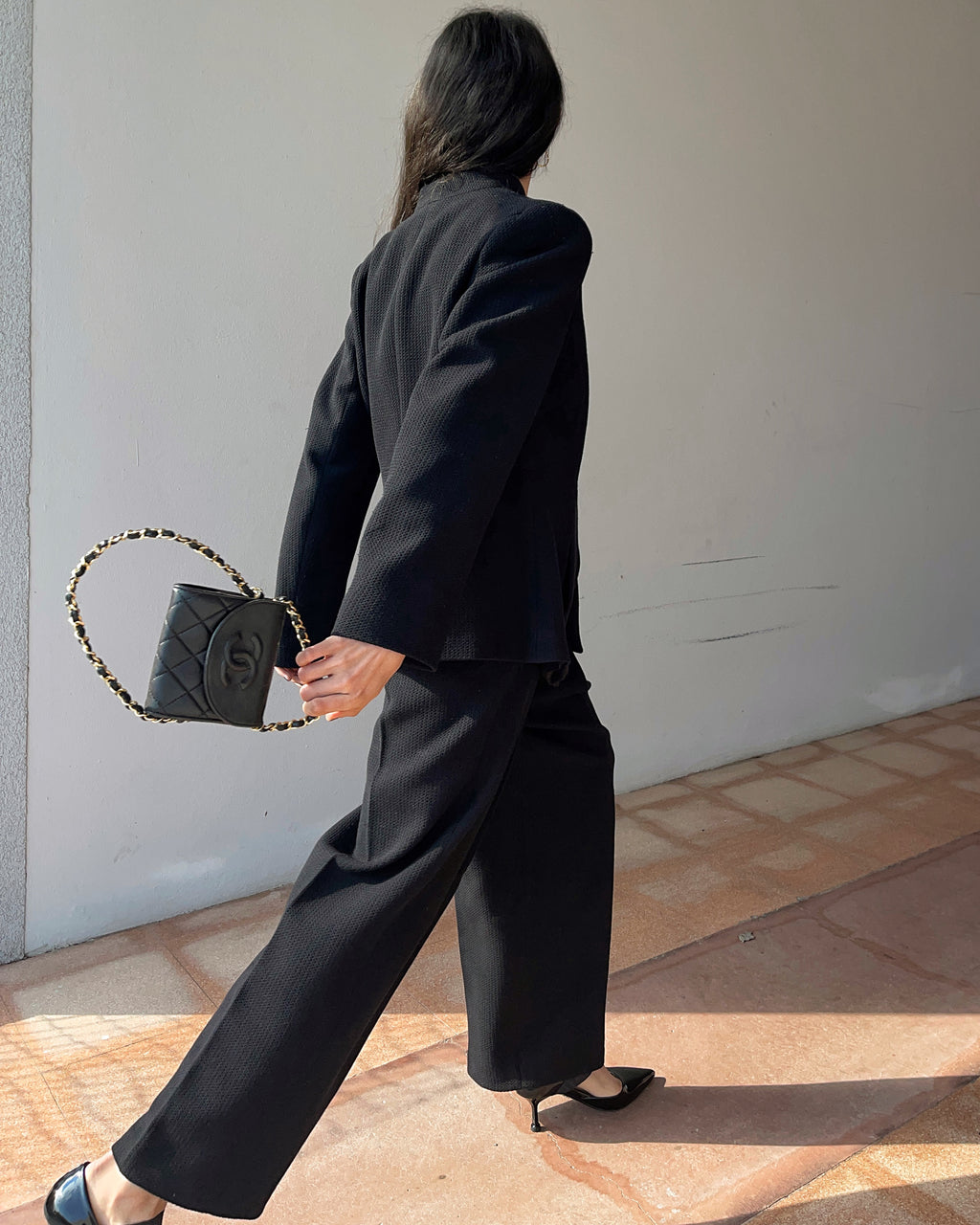 Armani collezioni black suit