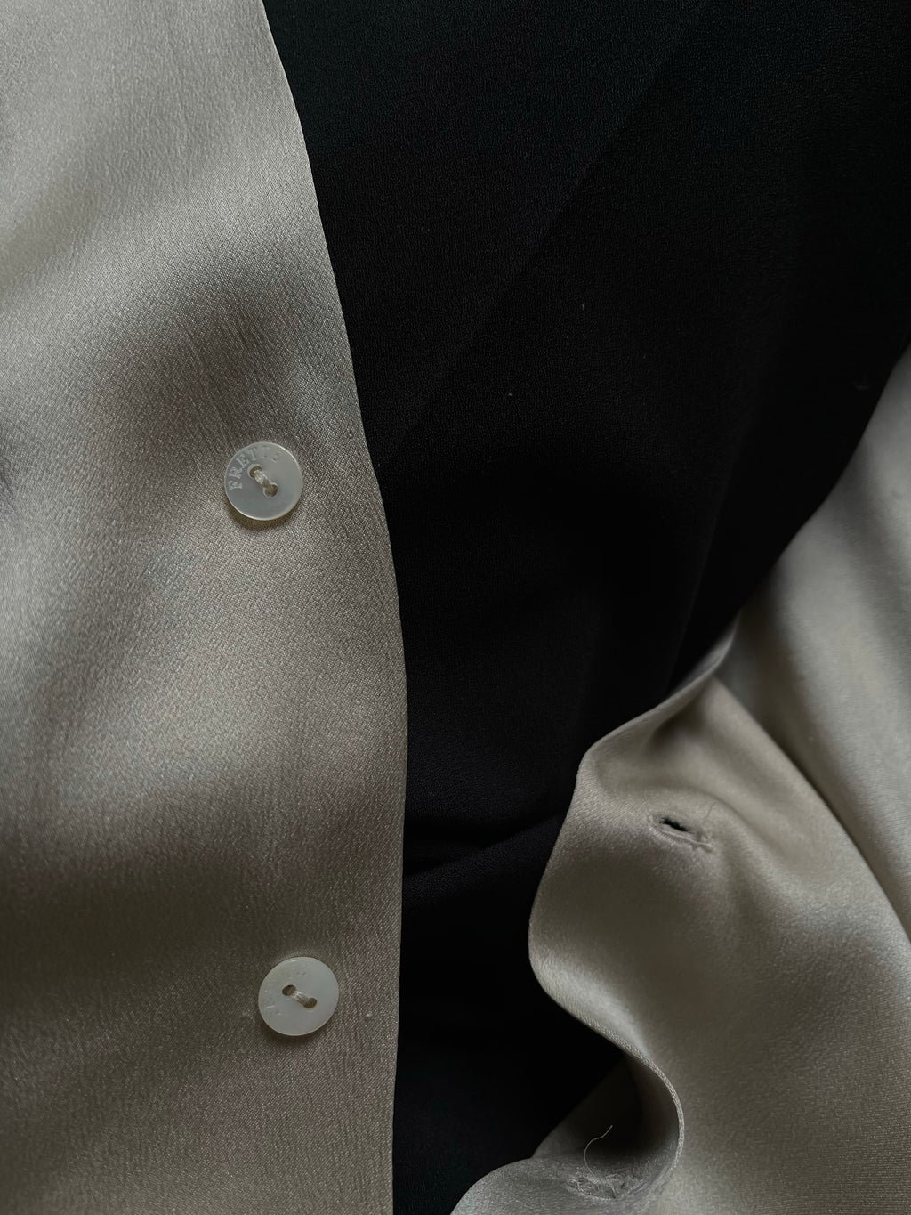 100% liquid silk FRETTE top