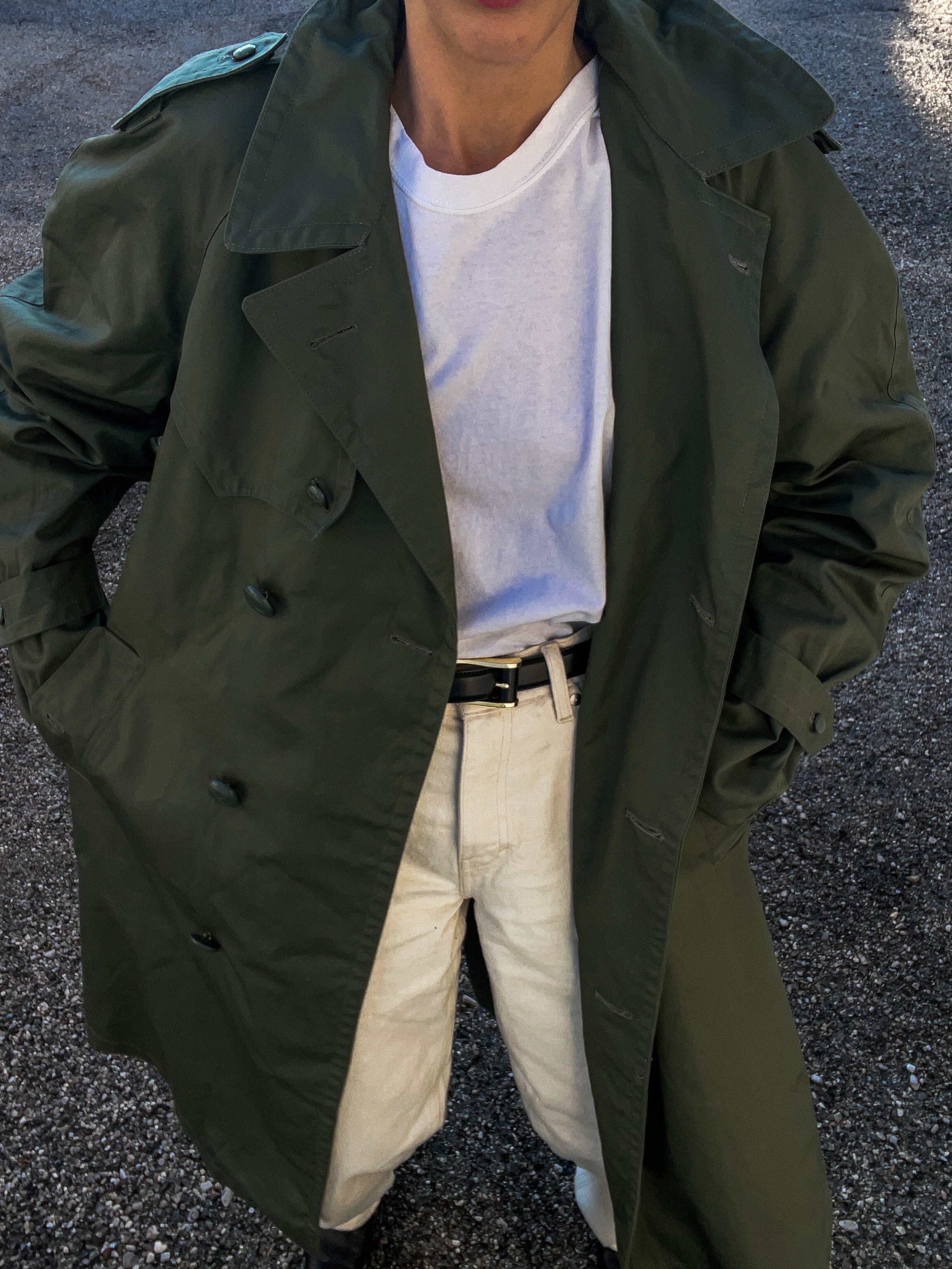 Trench green military