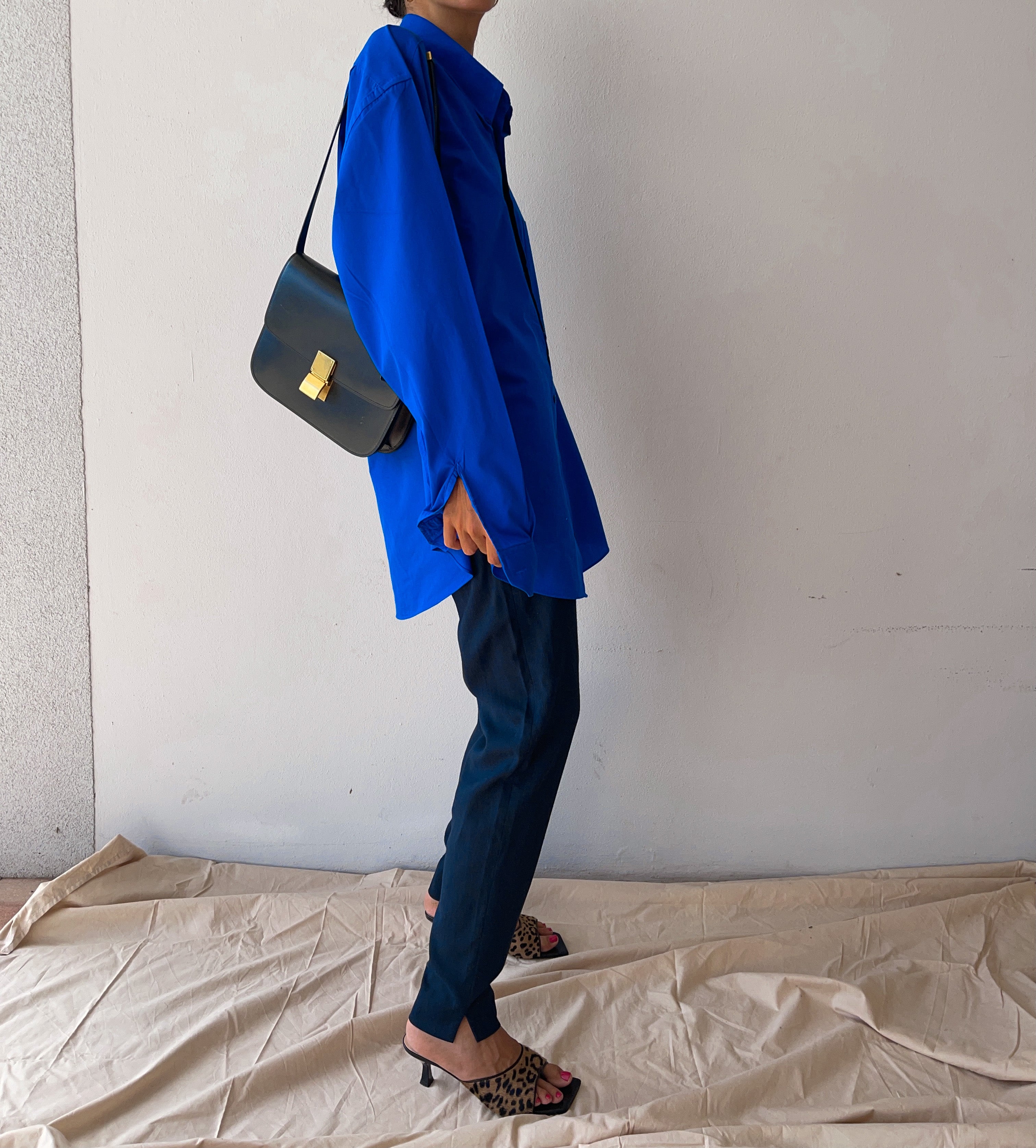 Camicione blu elettrico