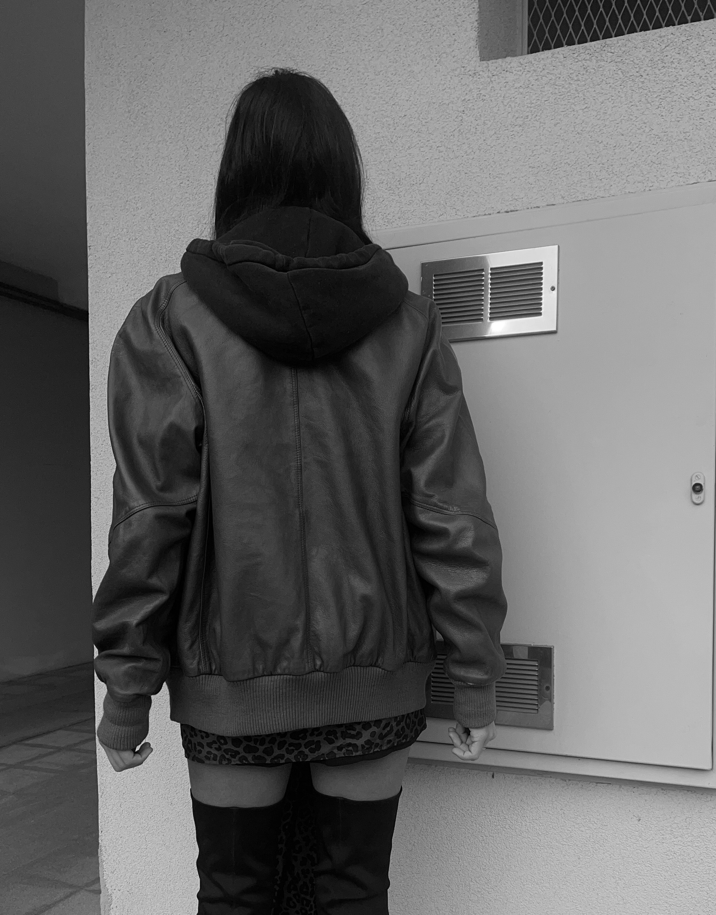 Nocciola Nappa bomber