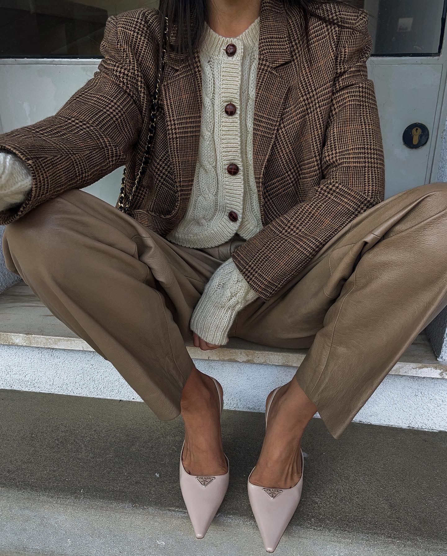 Check blazer