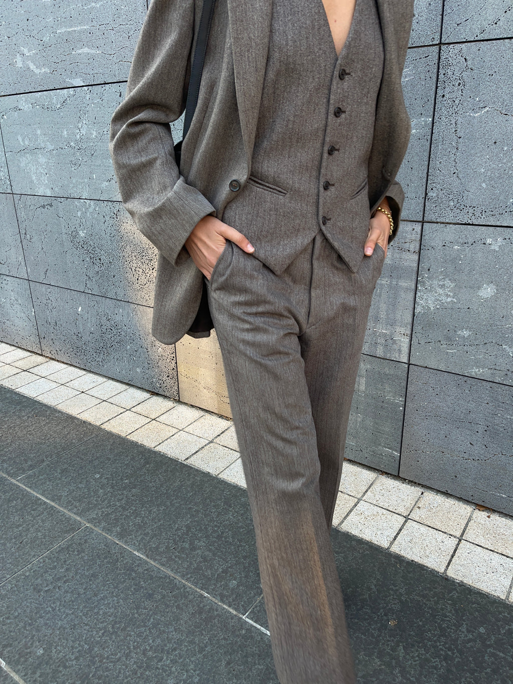3 pieces wool suit