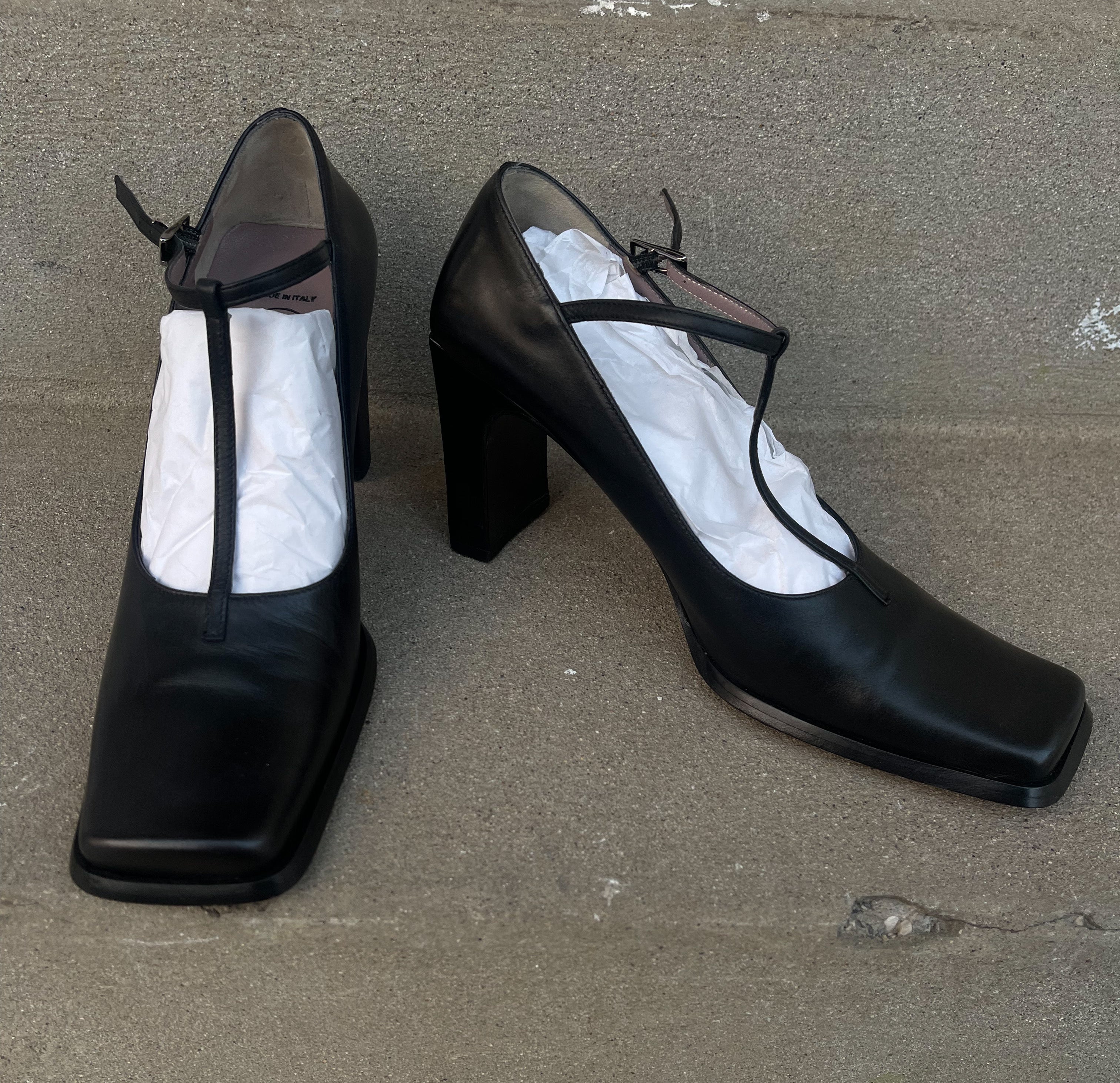 Leather vintage Mary Jane