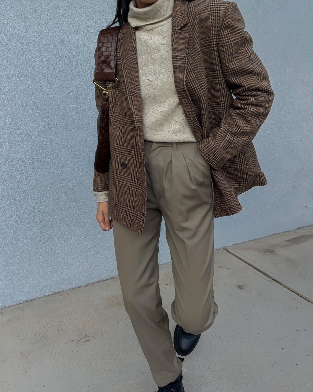Check blazer