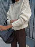Wool ivory jumper
