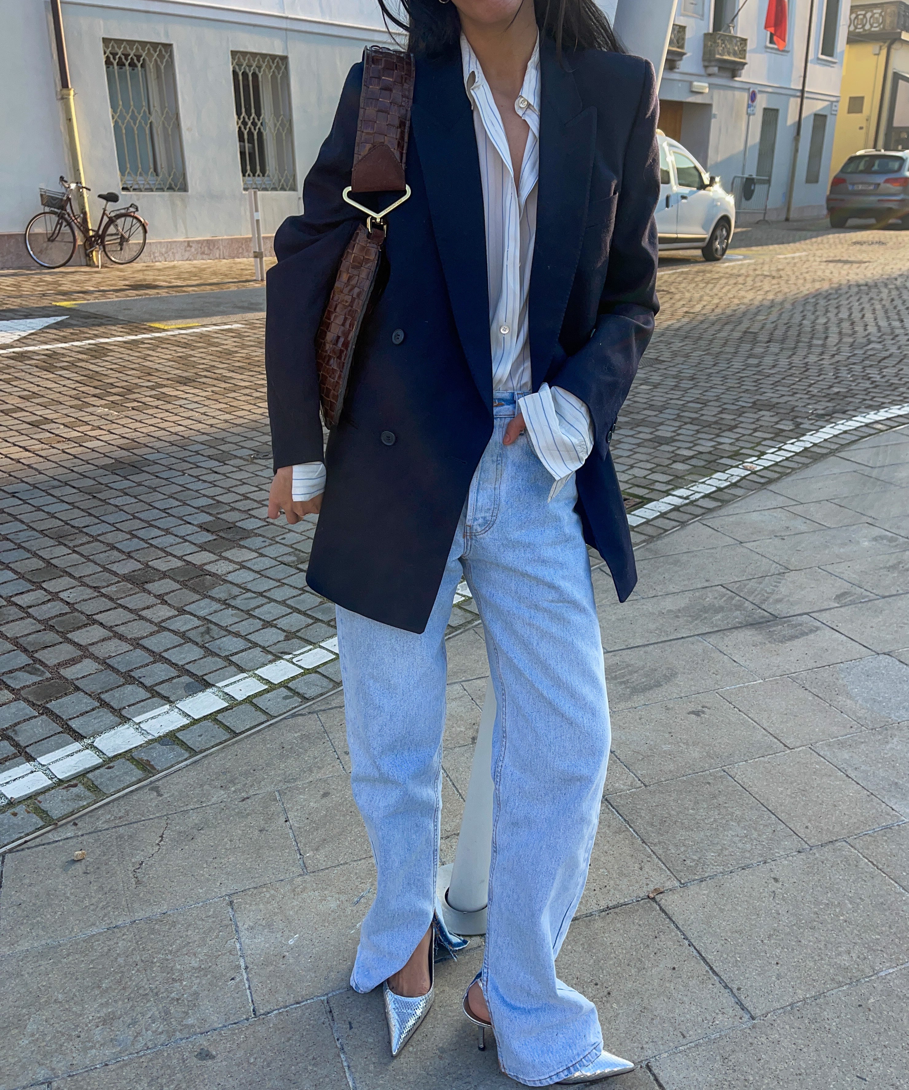 Blue  wool blazer