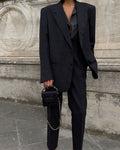100 wool thick trousers