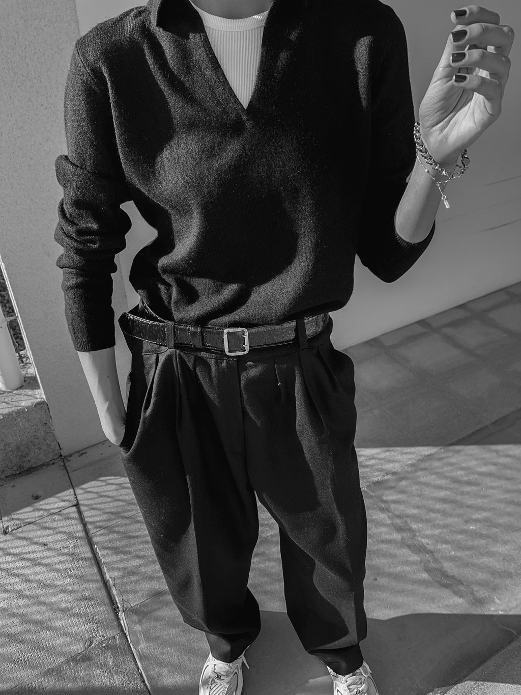 Cashmere polo