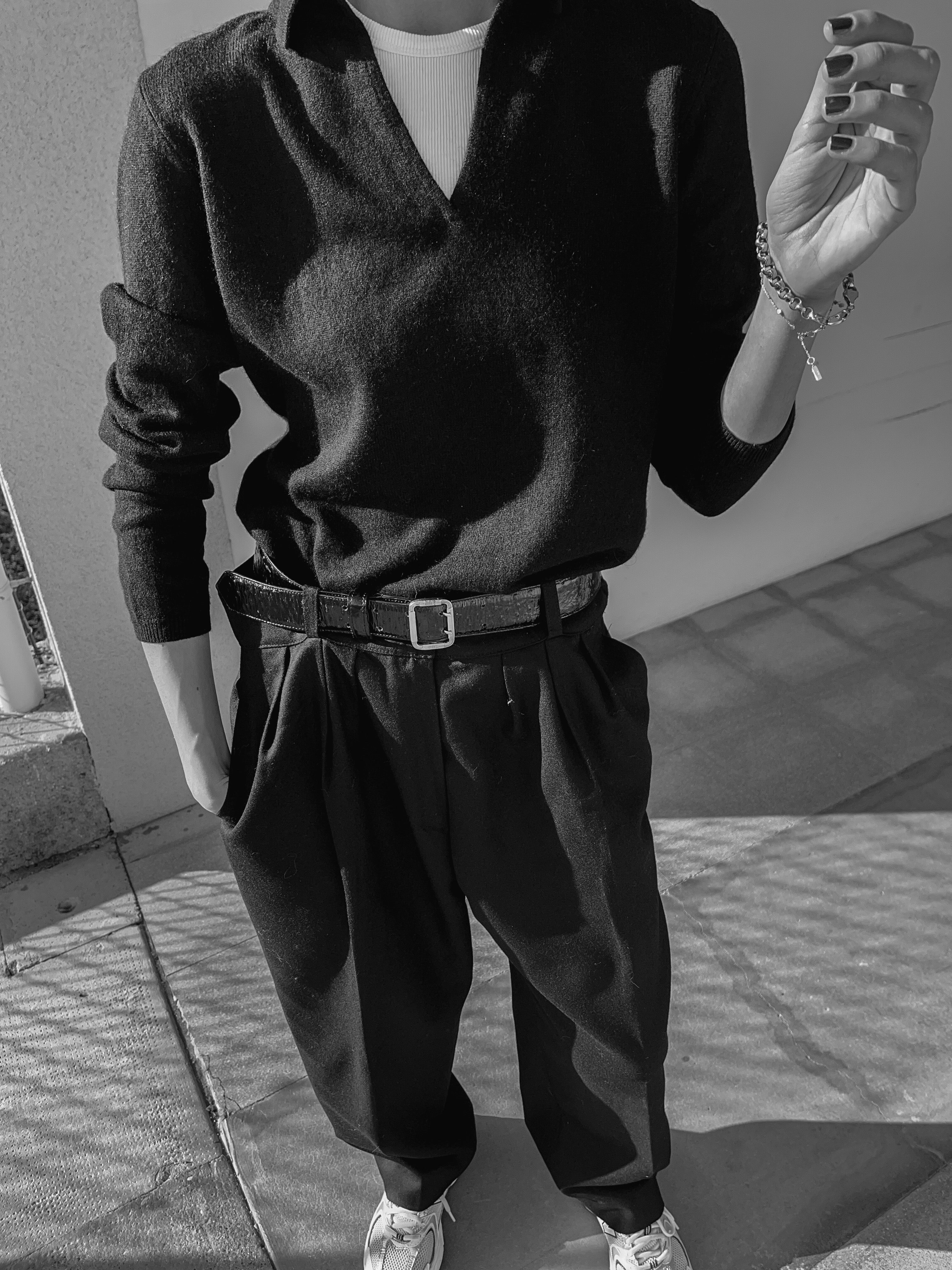 Cashmere polo