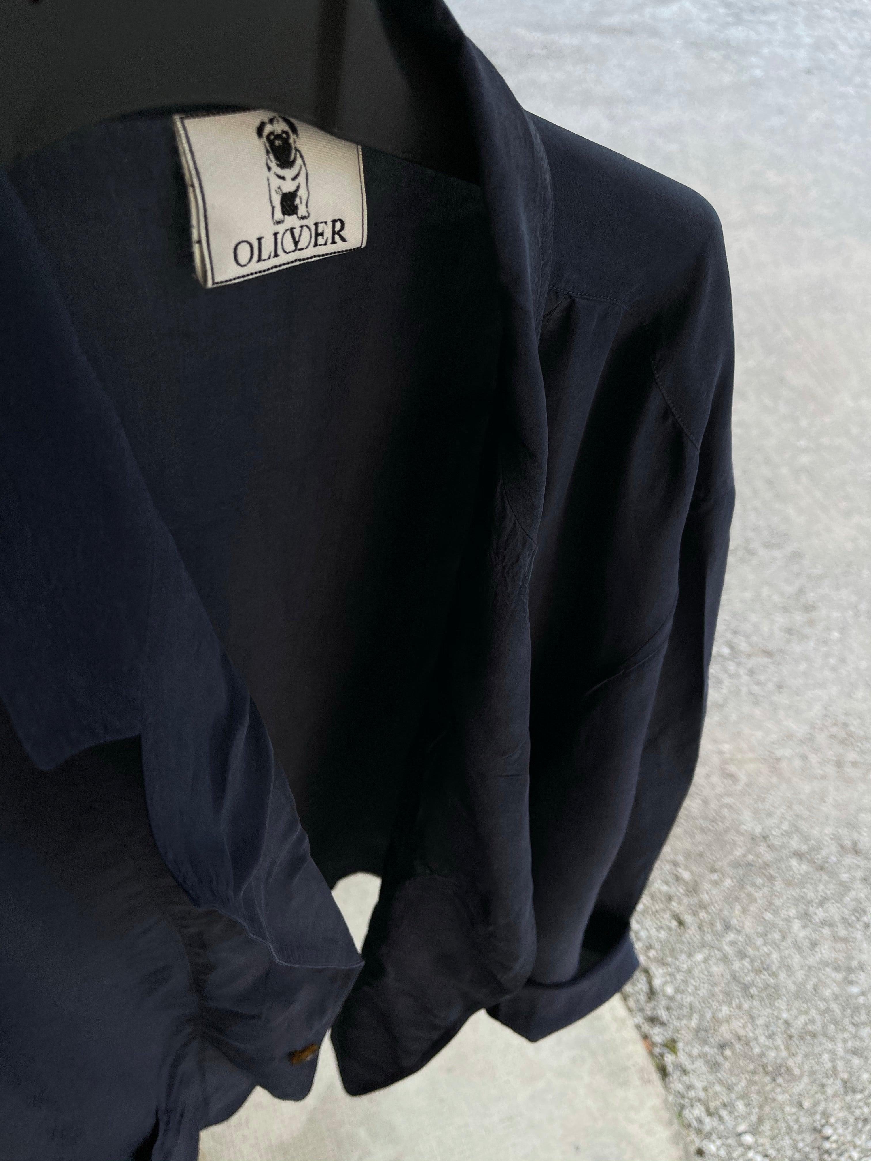 100 silk Blue blazer