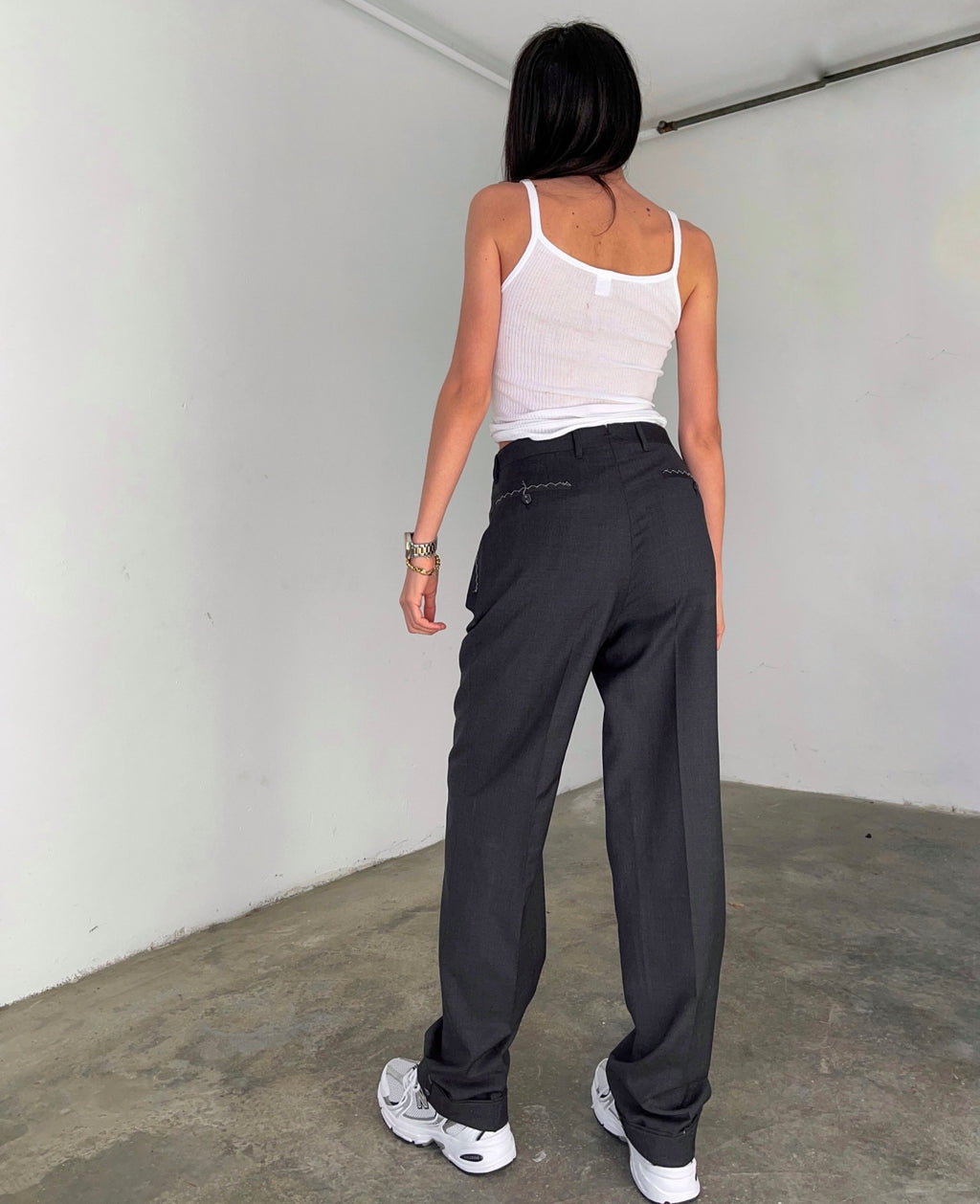 Pantaloni uomo 100 lana