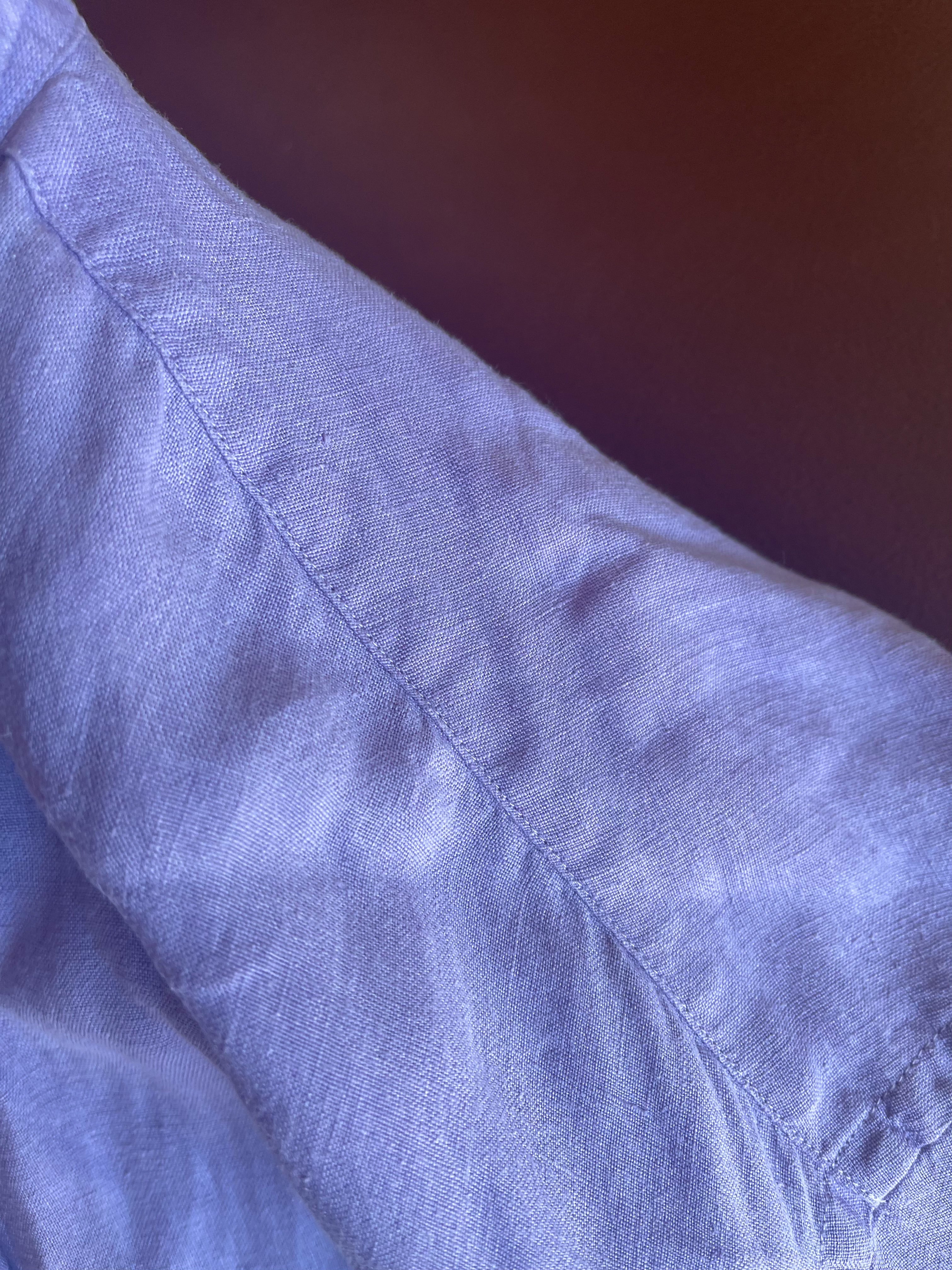 100% linen lilac shirt