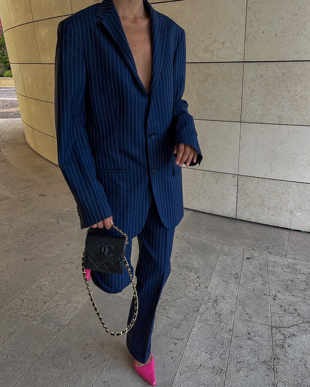 Blue suit