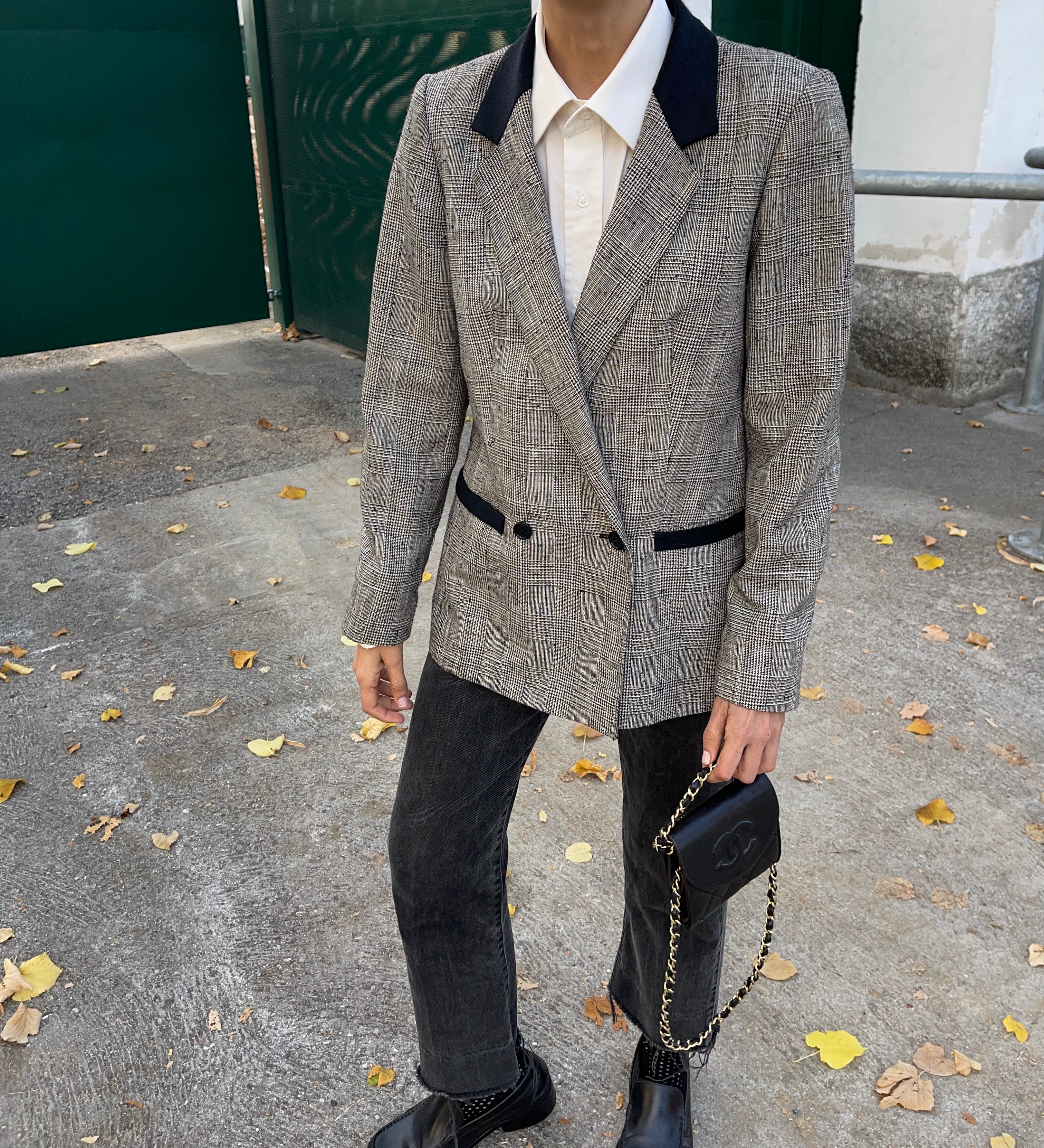 Check blazer