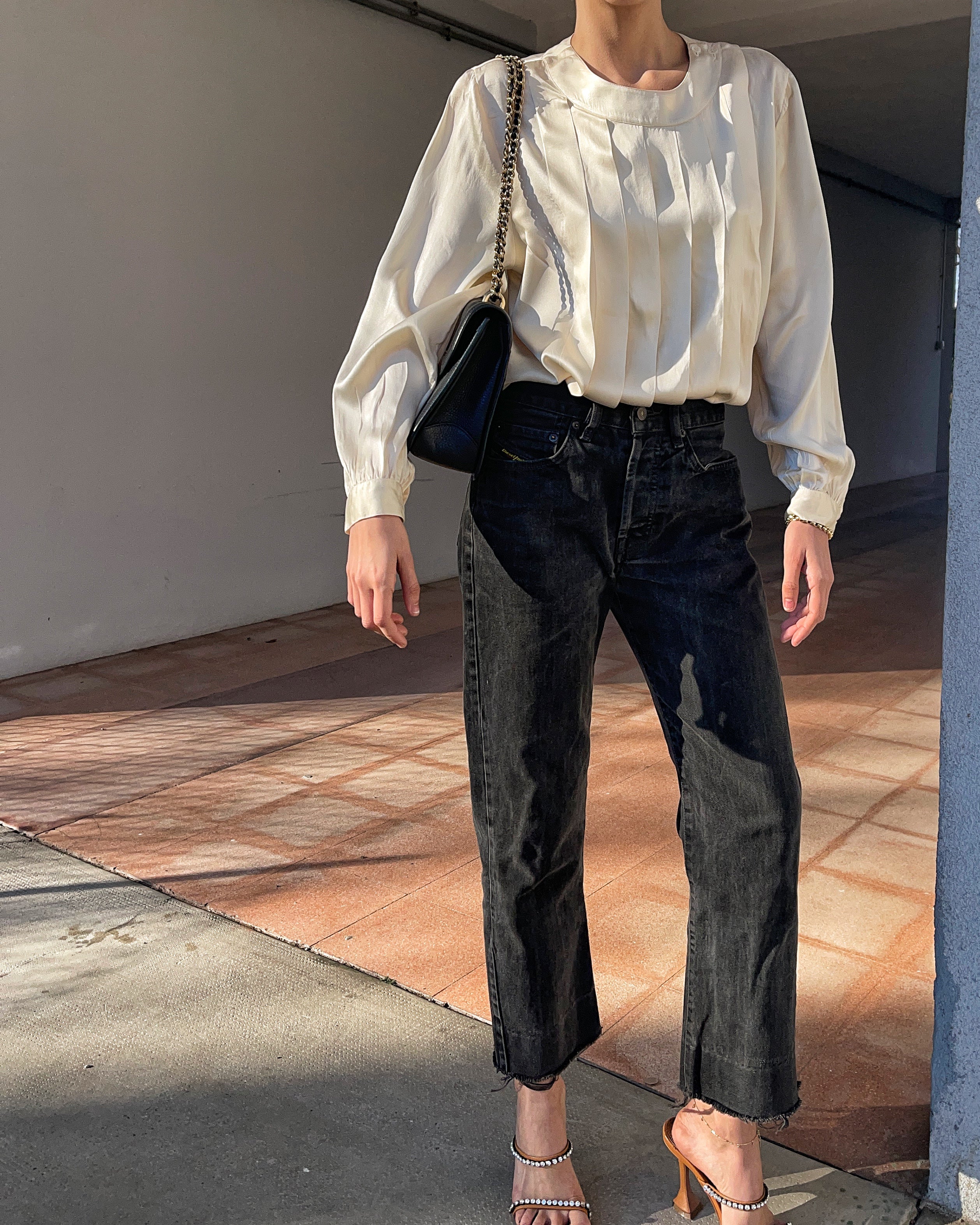Liquid silk shirt