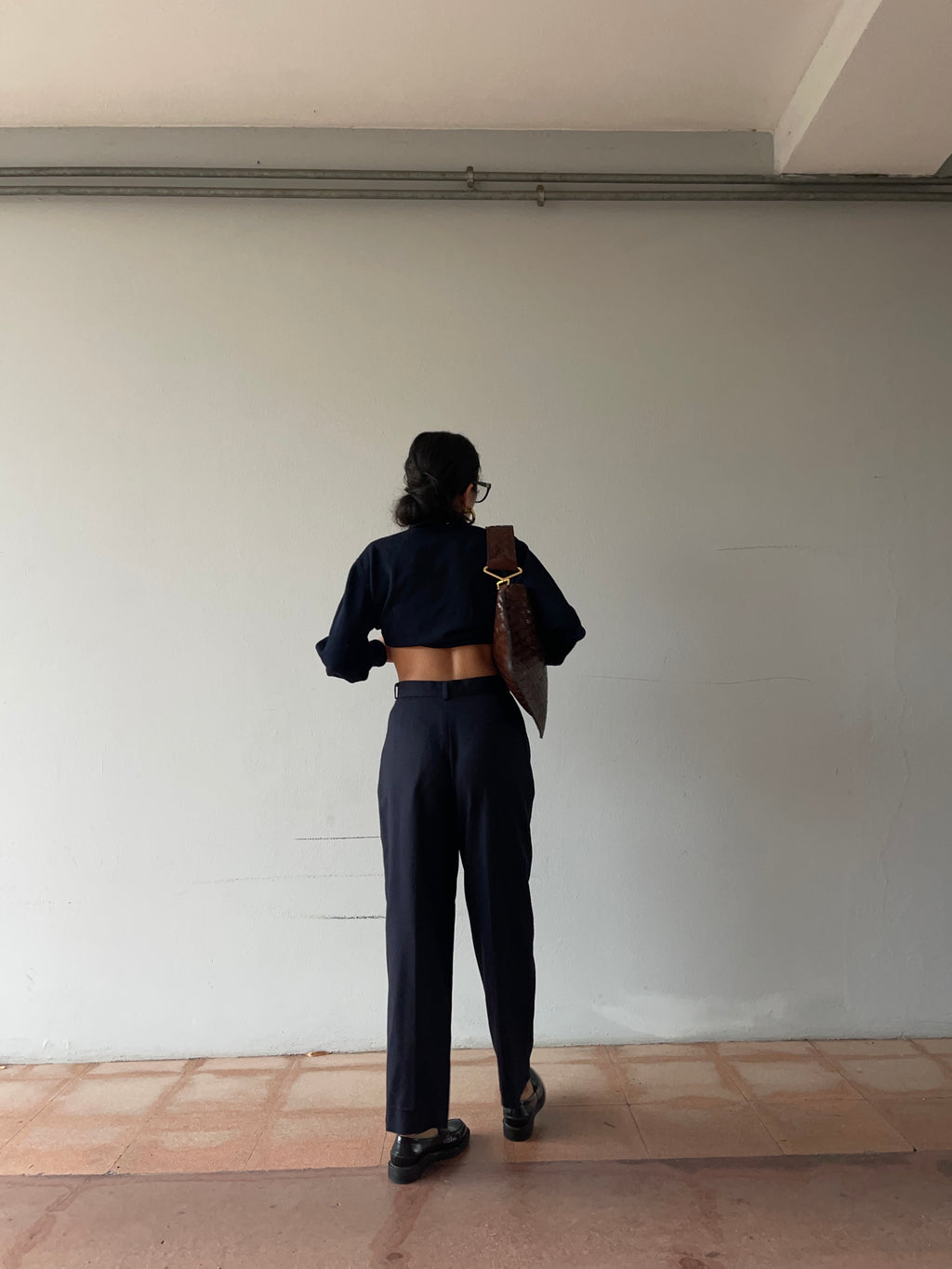 100 wool Blue pants