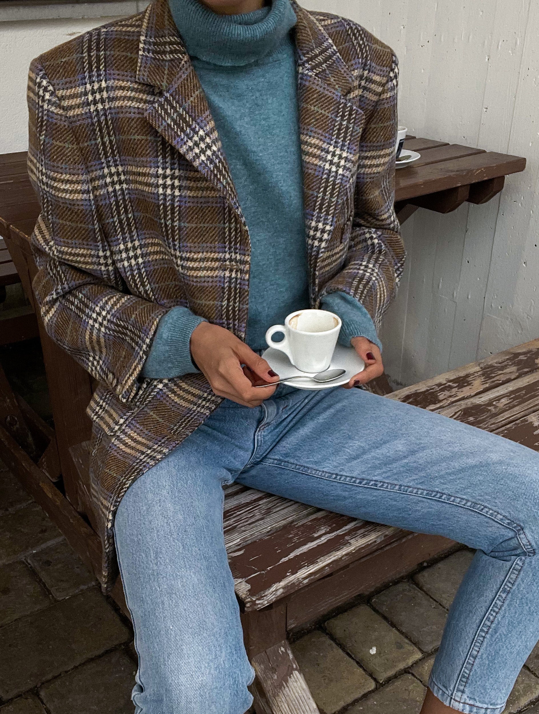 100 wool turtleneck jumper