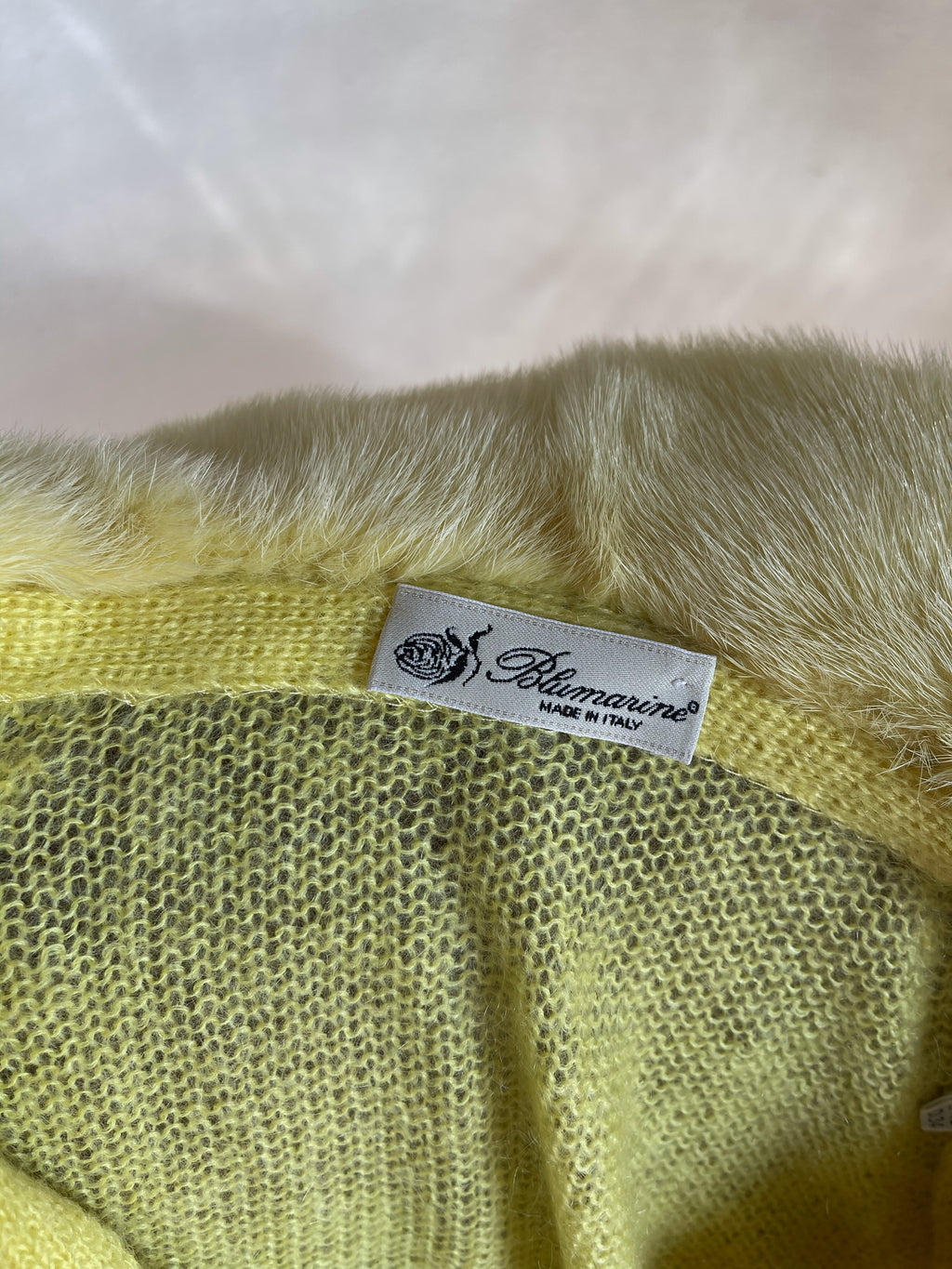 Bluemarine yellow cardigan