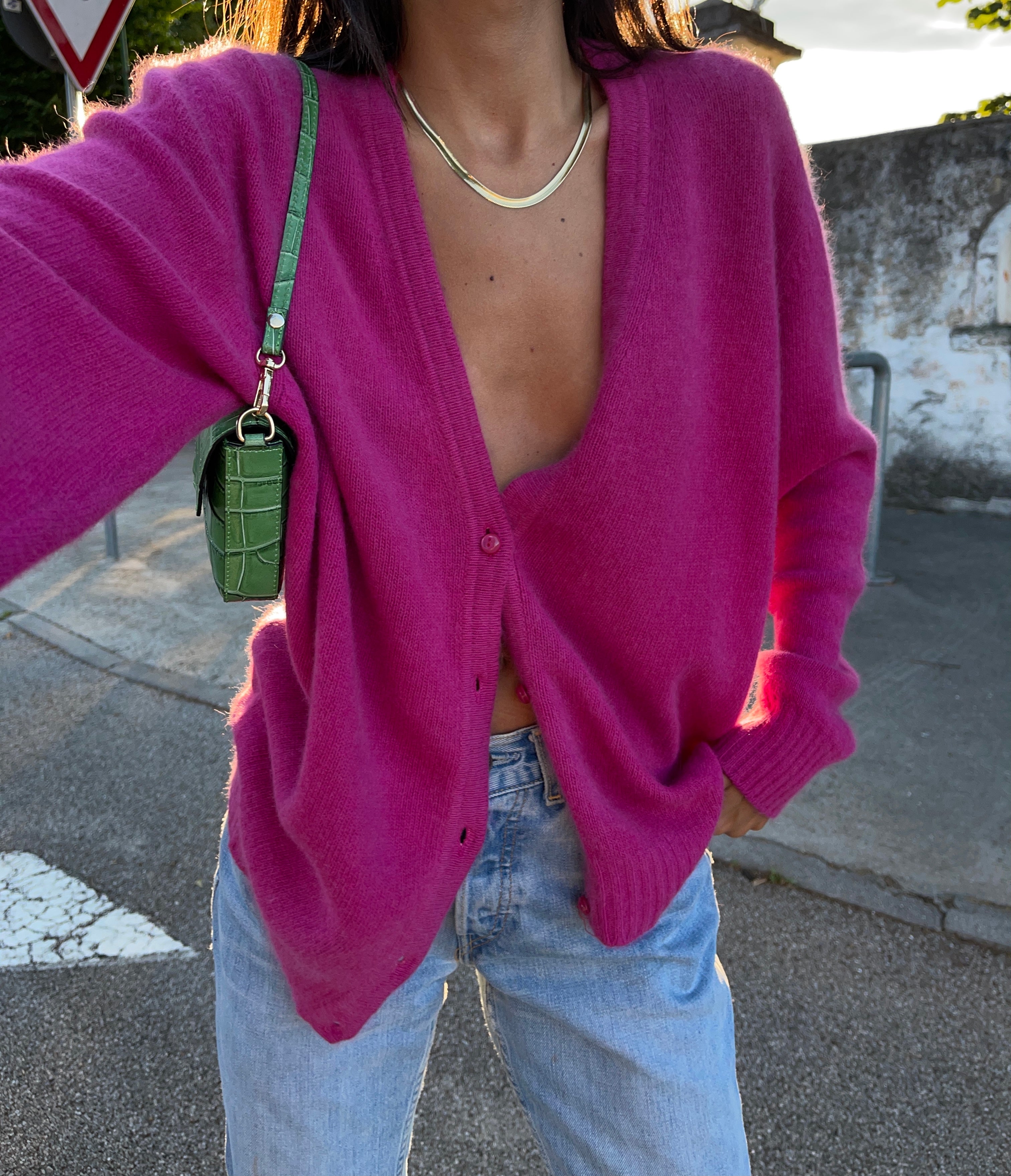 Wool cardigan