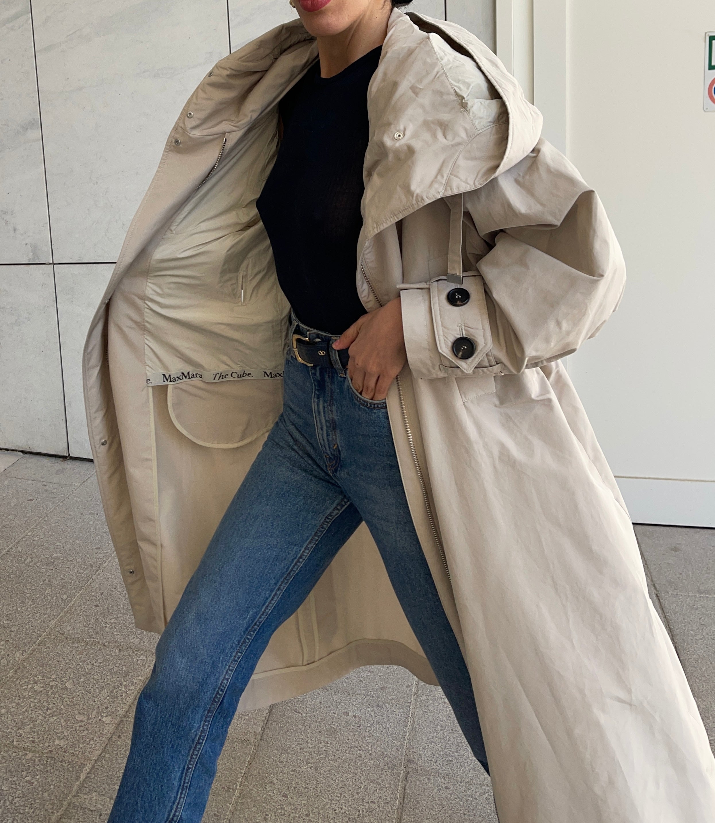 Max Mara The cube hodded Parka