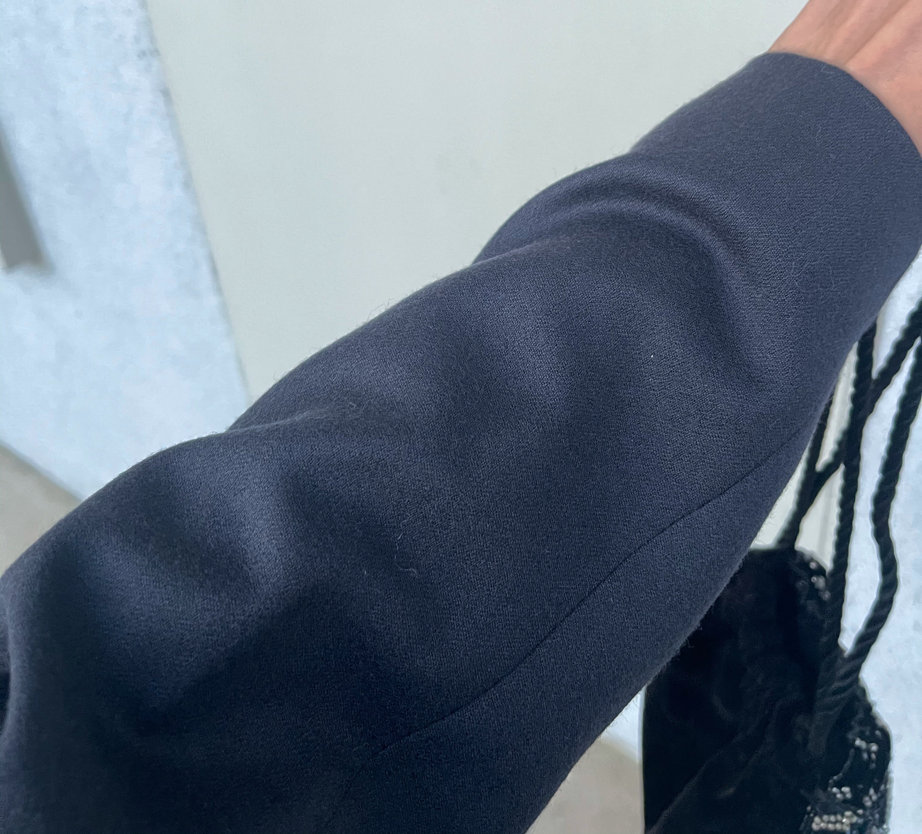Blue wool blazer