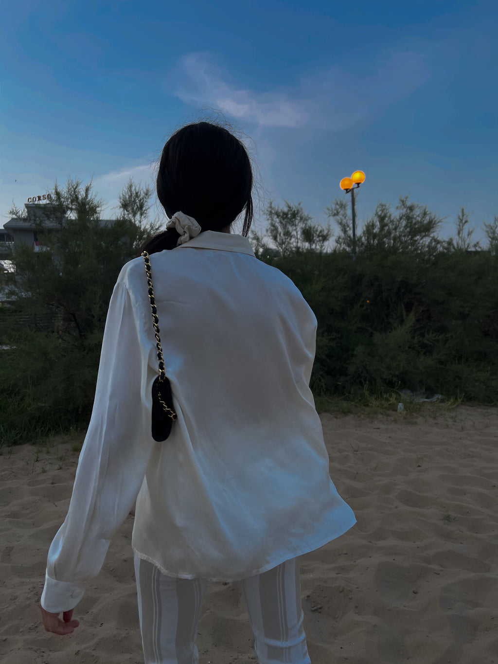 Liquid silk shirt