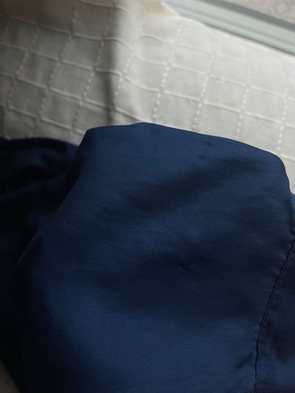 Camicia seta blu *